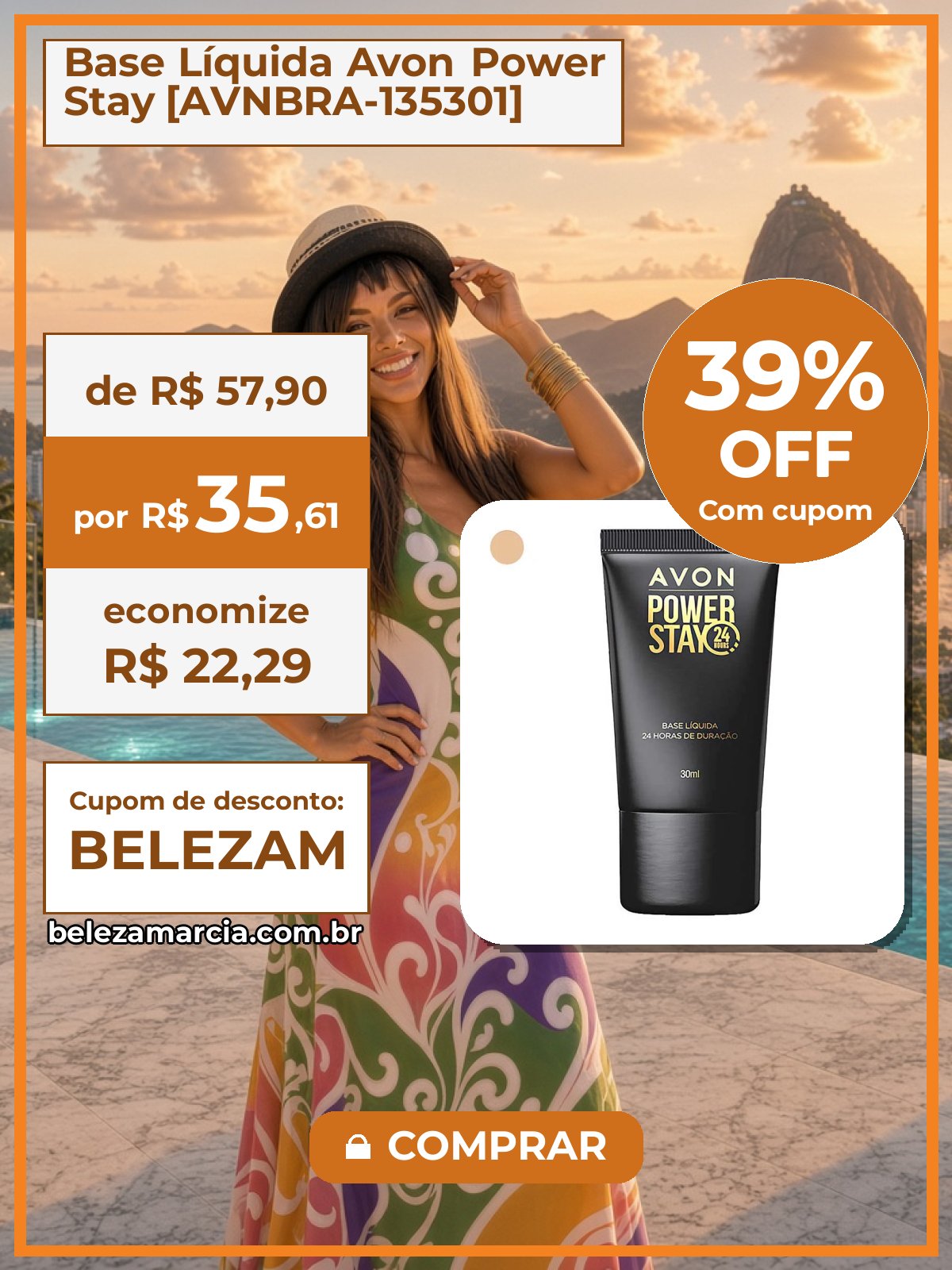 Base Líquida Avon Power Stay [AVNBRA-135301]