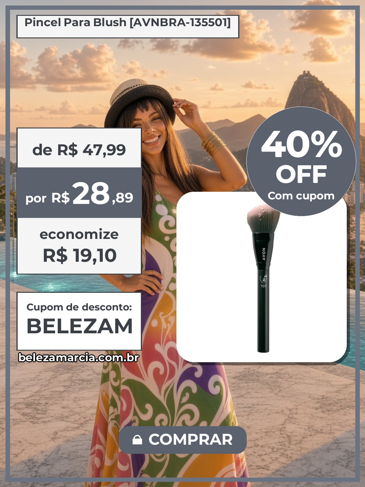 Pincel Para Blush [AVNBRA-135501]