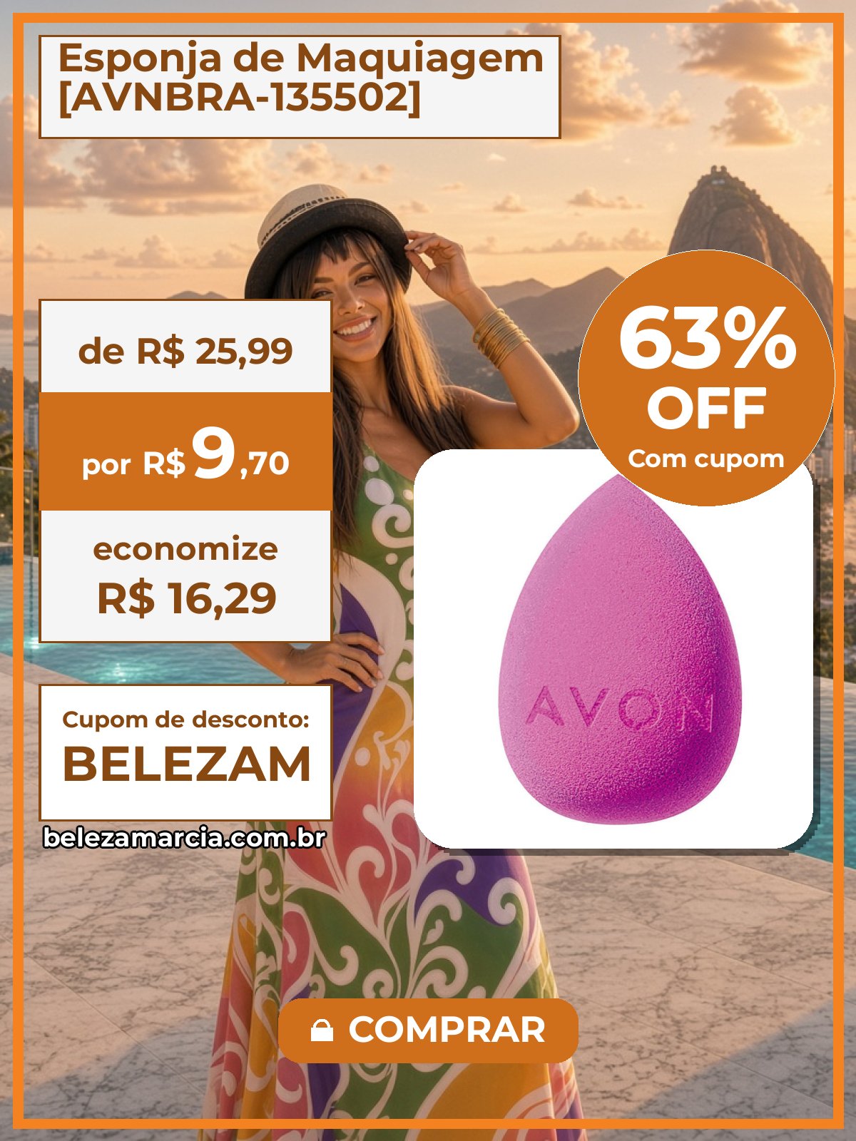 Esponja de Maquiagem [AVNBRA-135502]