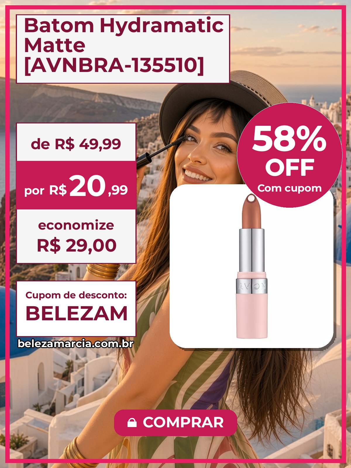 TRATAMAKE BATOM MATTE NUDE BORDÔ [AVNBRA-135510]