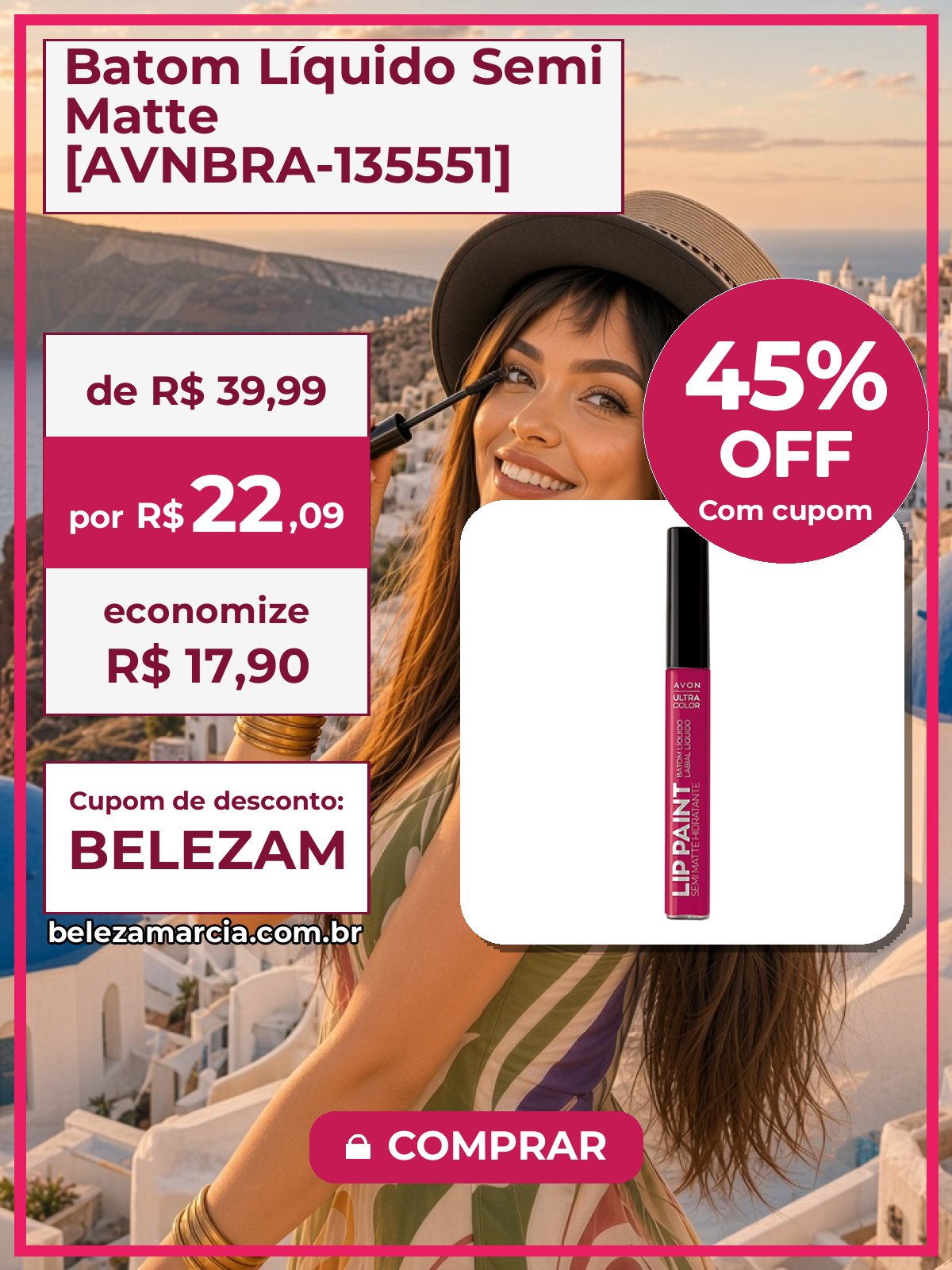 Batom Líquido Semi Matte [AVNBRA-135551]