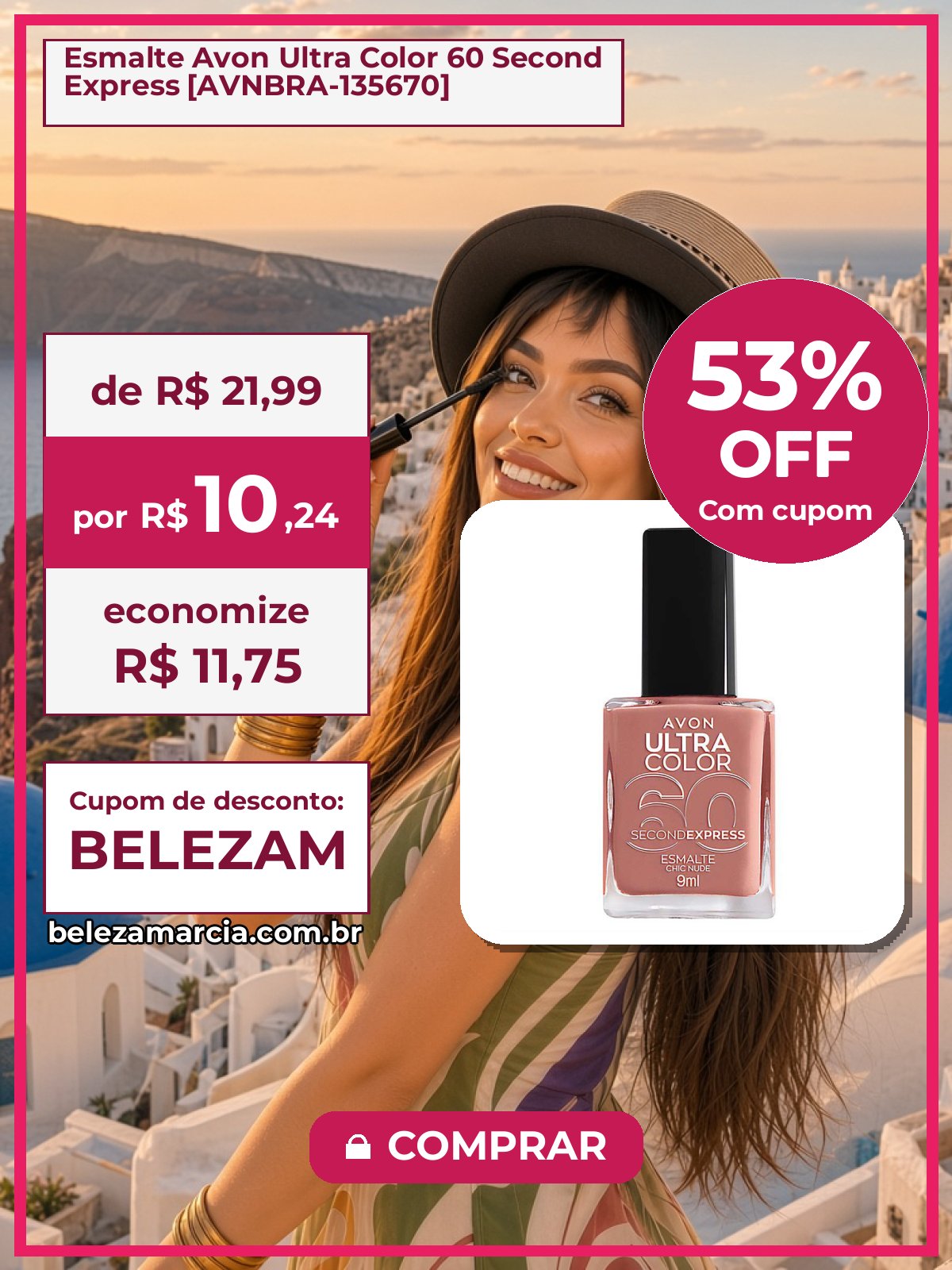 Esmalte Avon Ultra Color 60 Second Express [AVNBRA-135670]