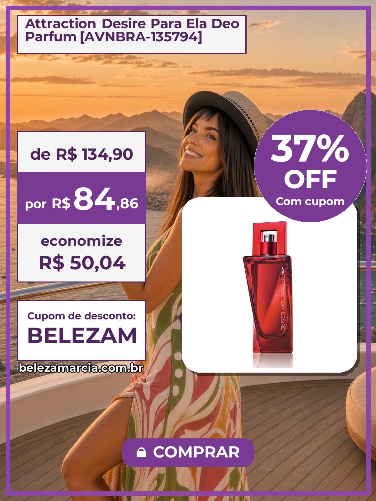 Attraction Desire Para Ela Deo Parfum [AVNBRA-135794]