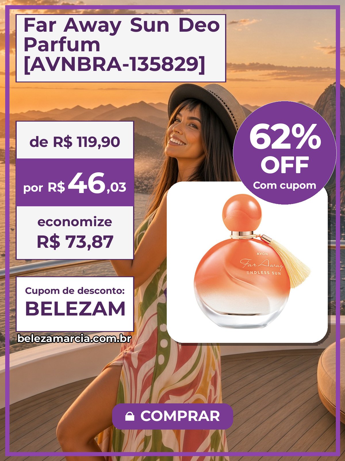 Far Away Sun Deo Parfum [AVNBRA-135829]