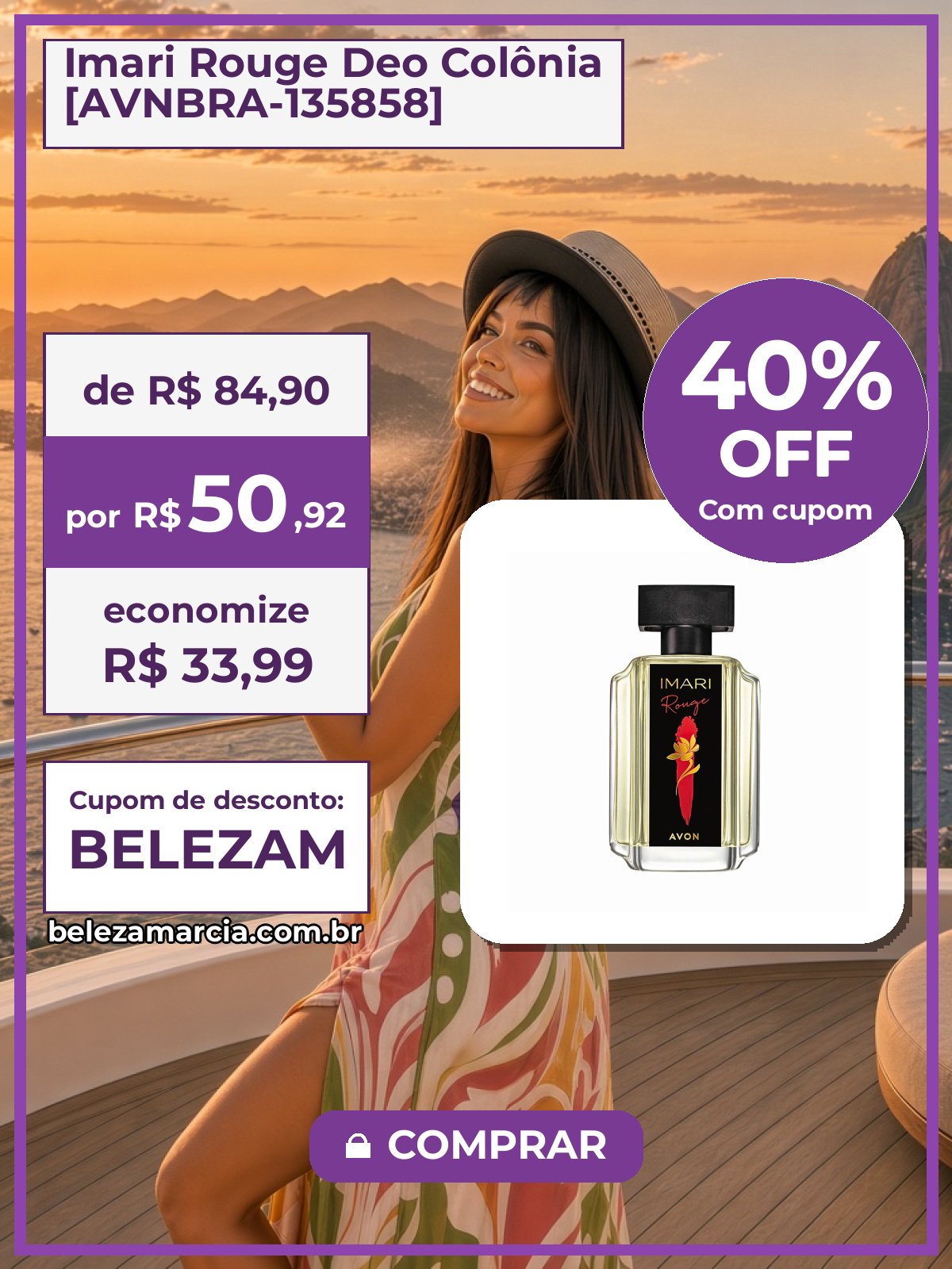 Imari Rouge Deo Colônia [AVNBRA-135858]