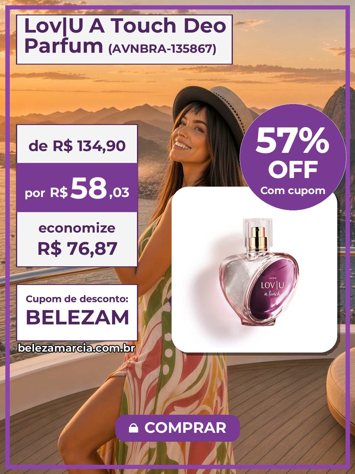 Lov|U A Touch Deo Parfum