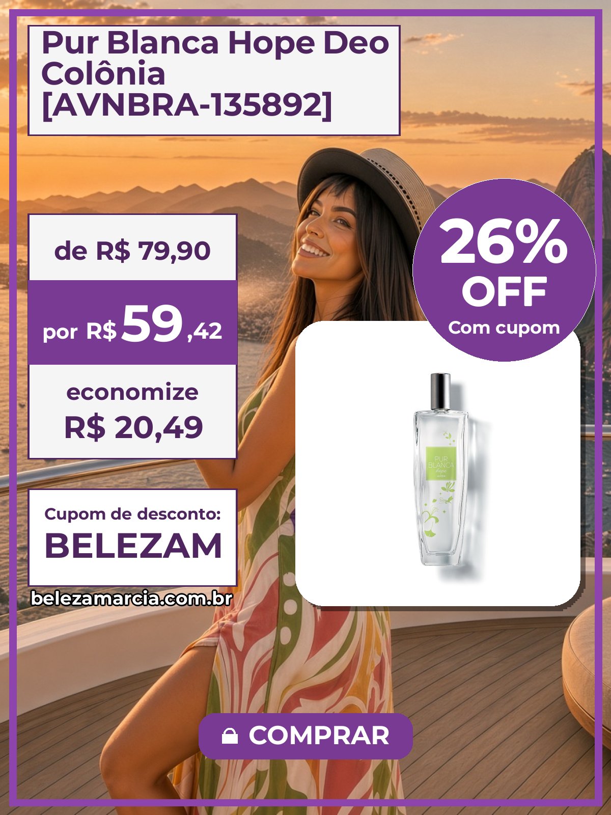 Pur Blanca Hope Deo Colônia [AVNBRA-135892]