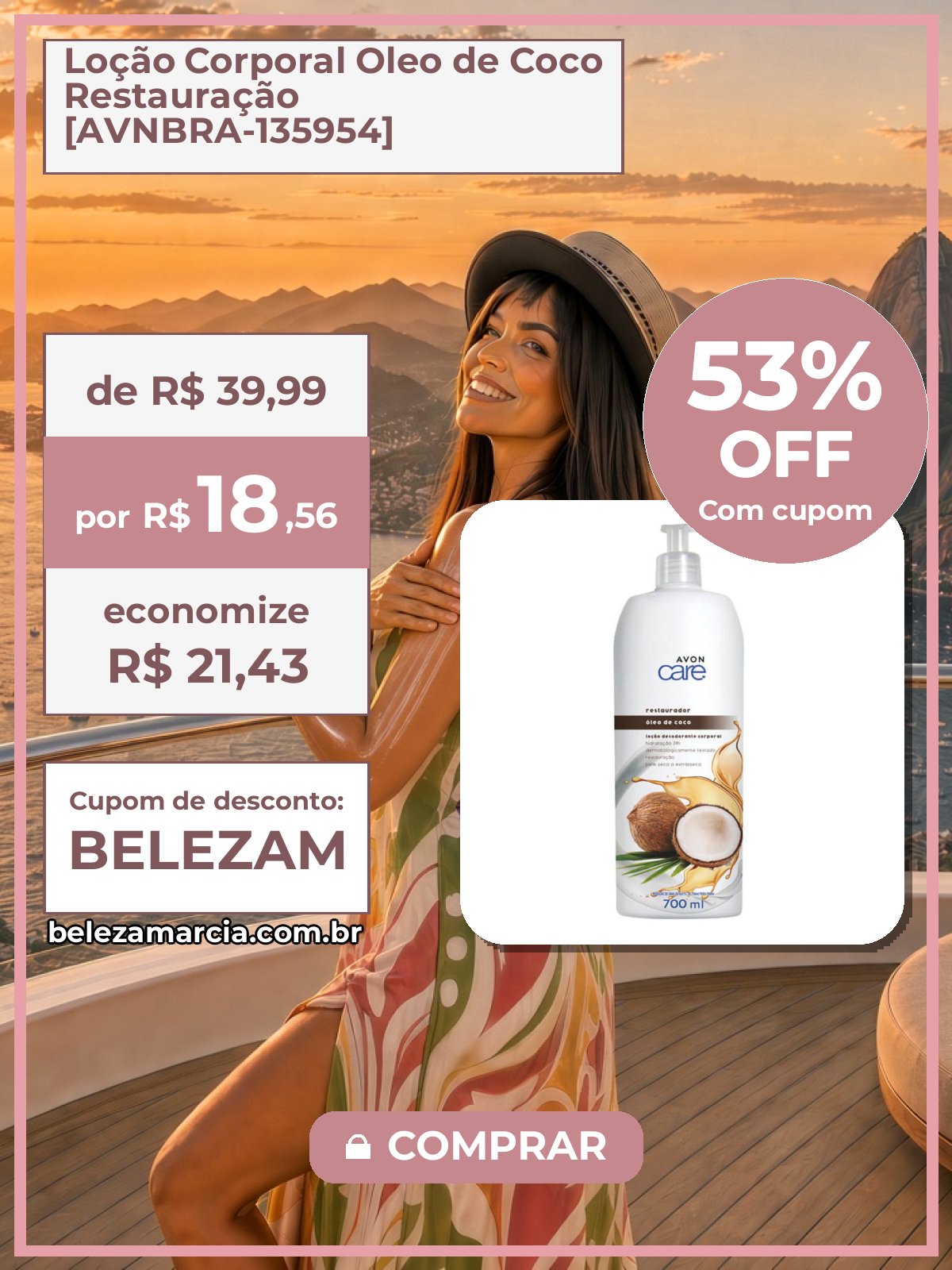 Loção Corporal Oleo de Coco Restauração [AVNBRA-135954]