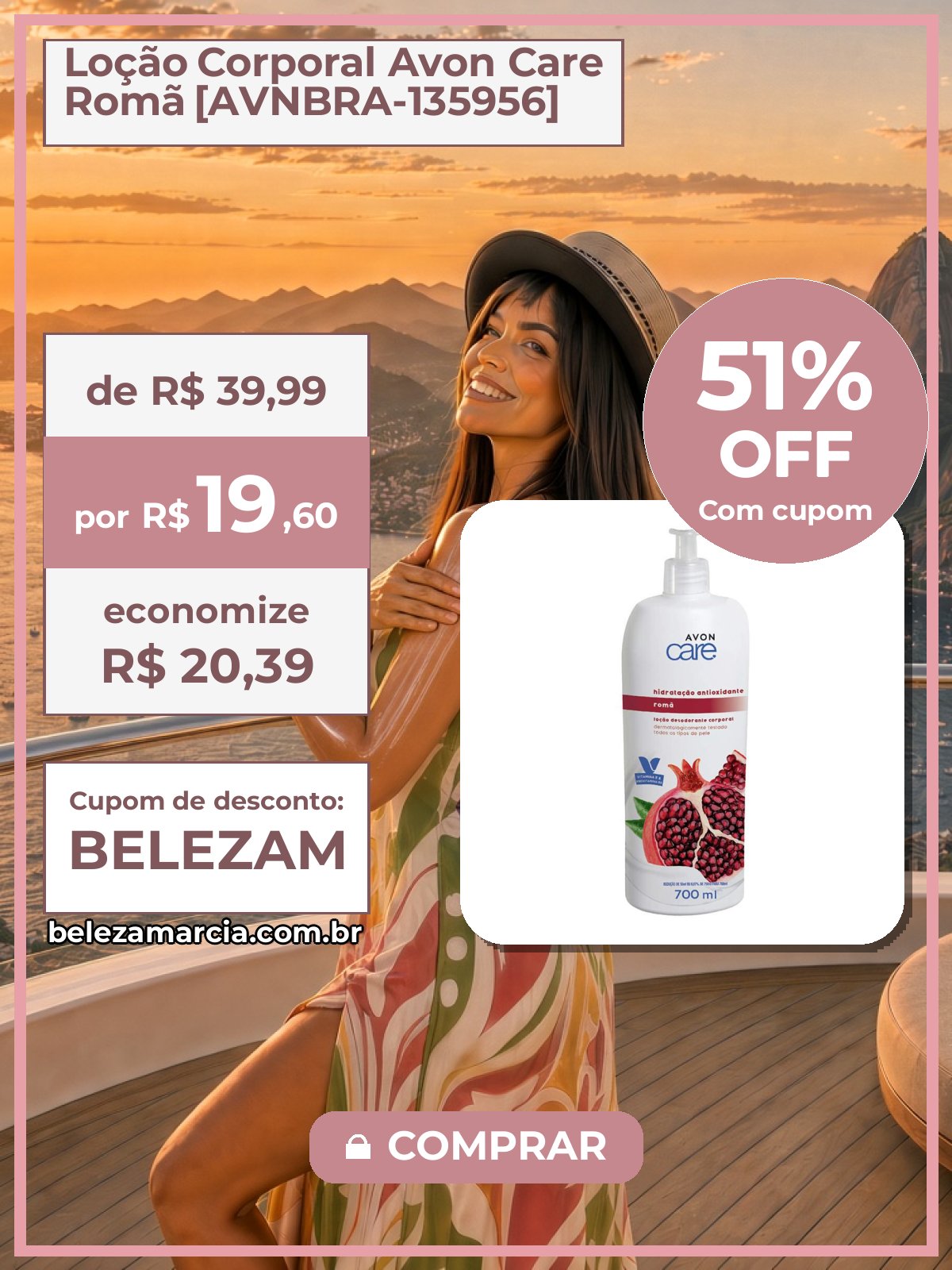 Loção Corporal Avon Care Romã [AVNBRA-135956]