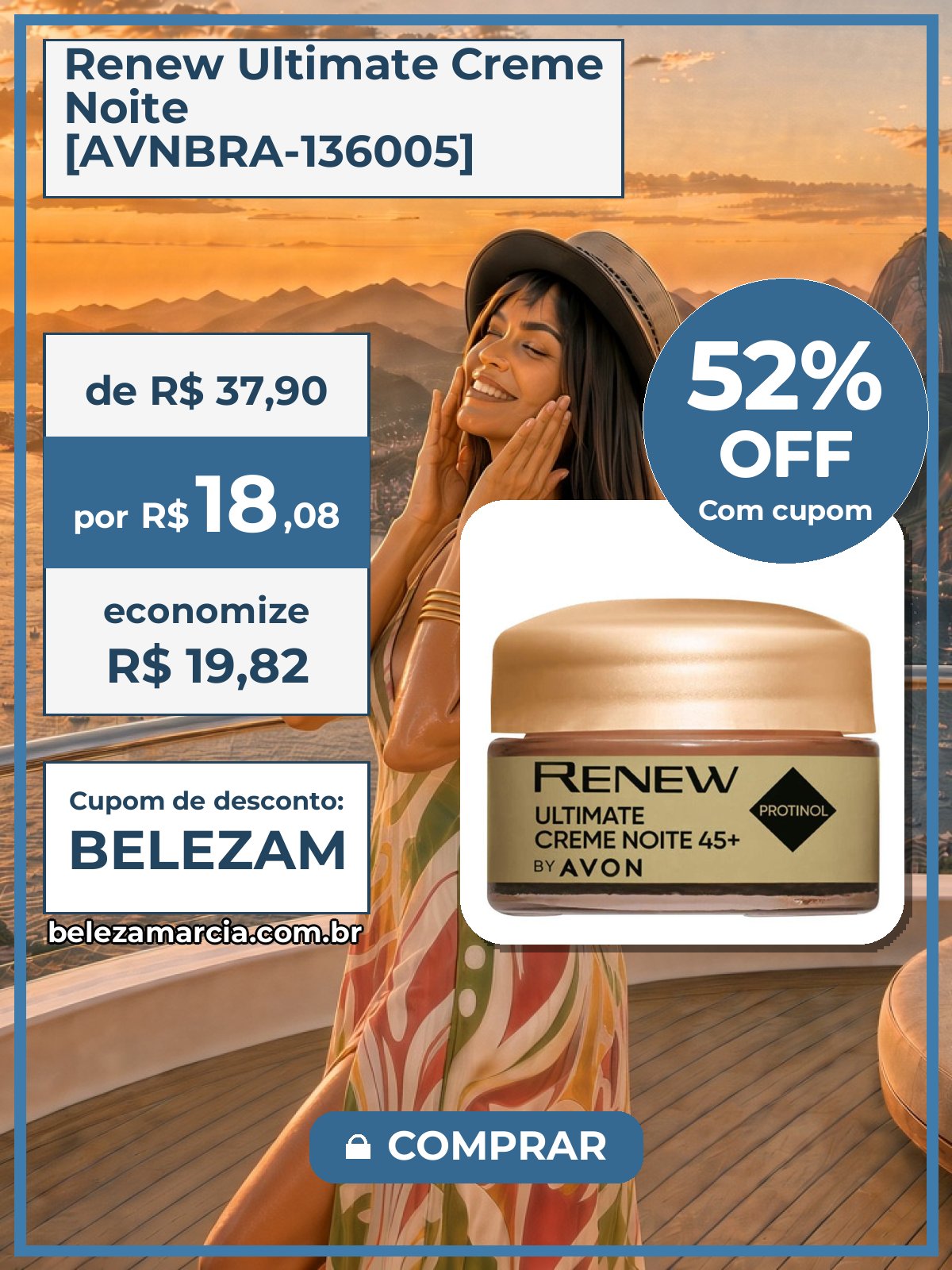 Renew Ultimate Creme Noite [AVNBRA-136005]