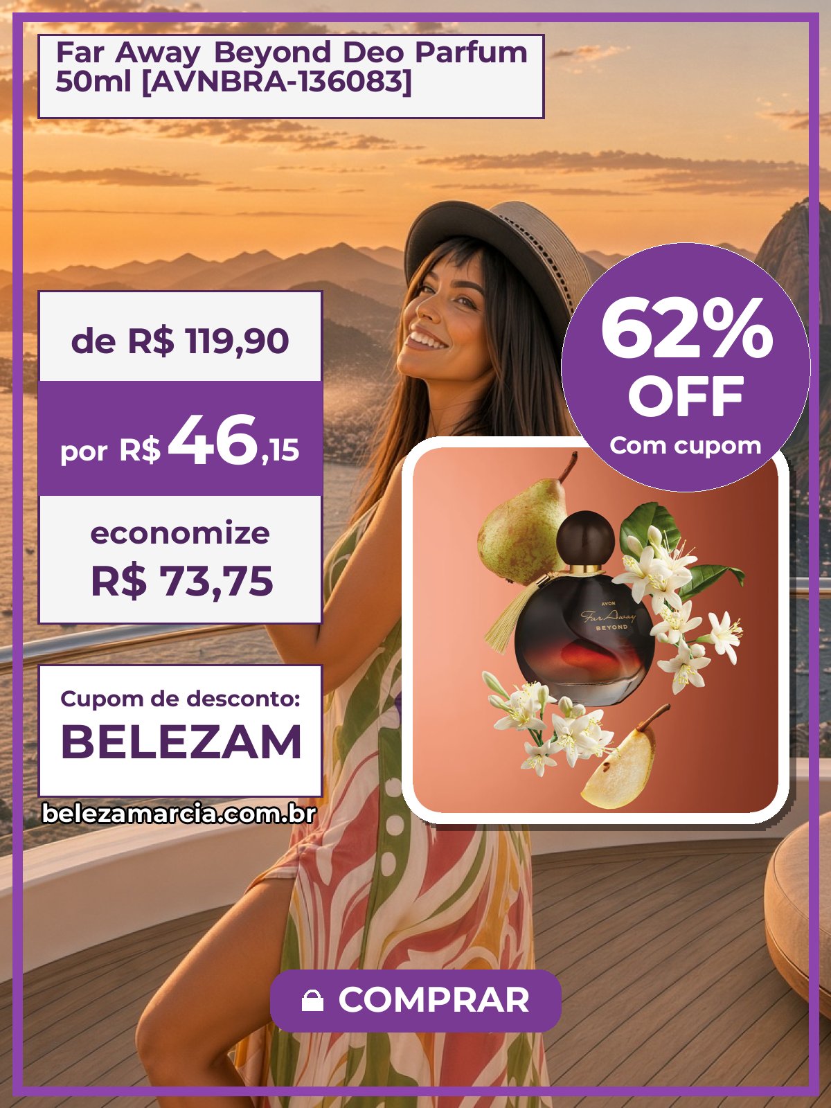 Far Away Beyond Deo Parfum 50ml [AVNBRA-136083]