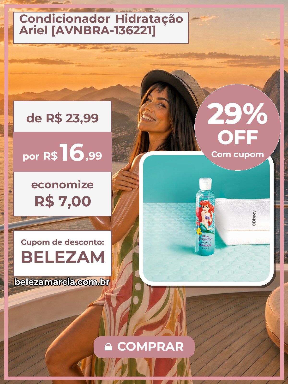 Condicionador Hidratação Ariel [AVNBRA-136221]