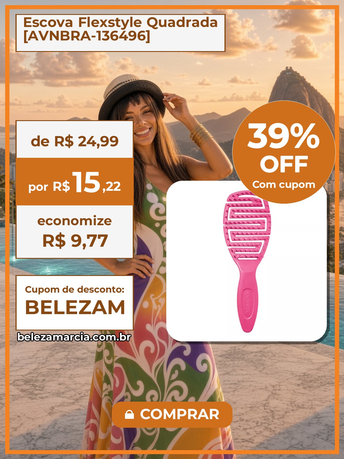 Escova Flexstyle Quadrada [AVNBRA-136496]