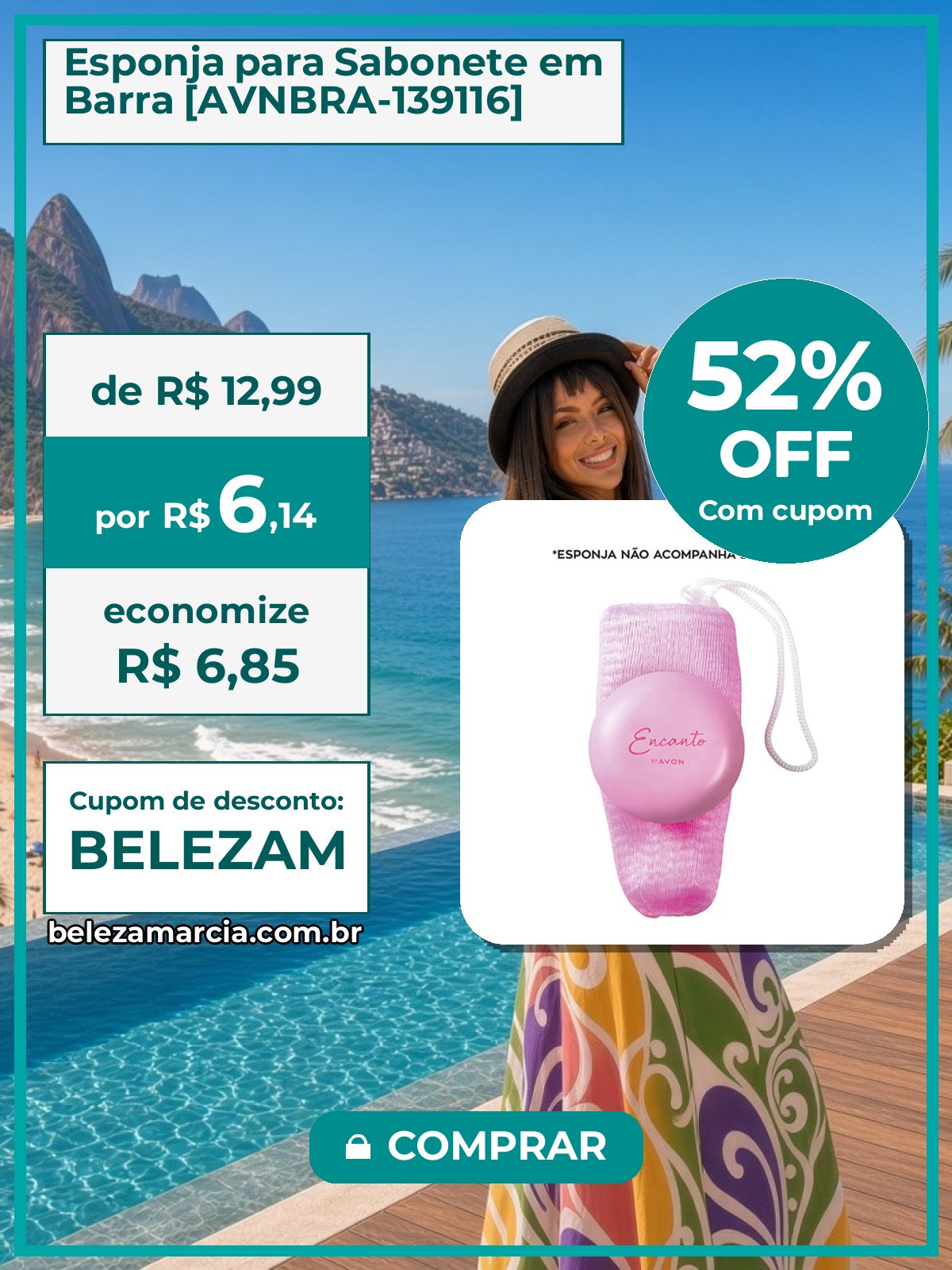 Esponja para Sabonete em Barra [AVNBRA-139116]