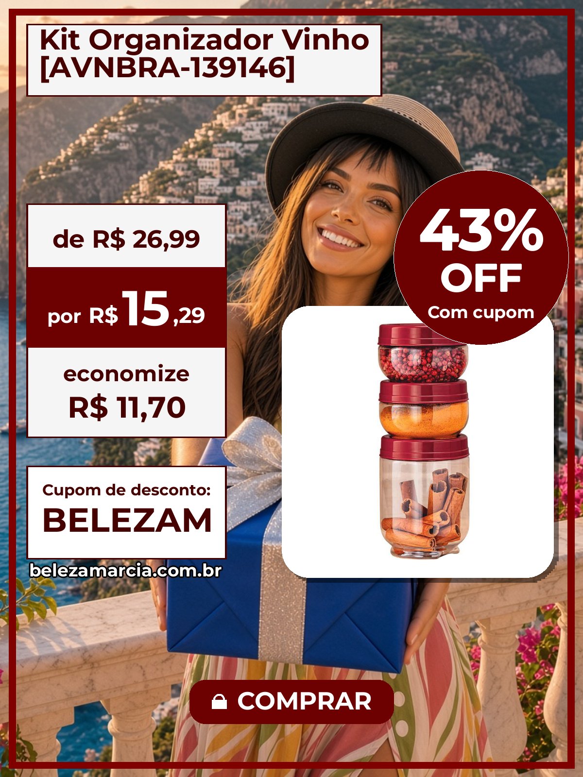 Kit Organizador Vinho [AVNBRA-139146]