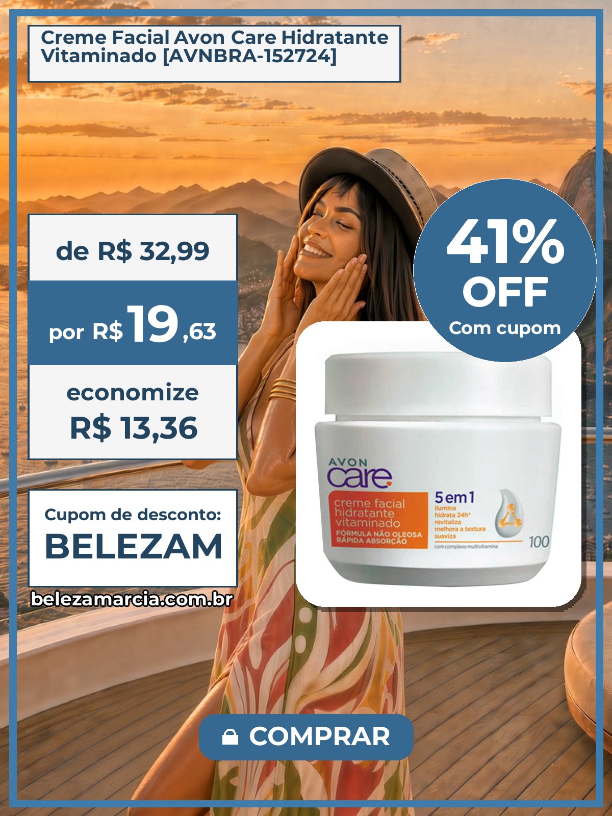 Creme Facial Avon Care Hidratante Vitaminado [AVNBRA-152724]