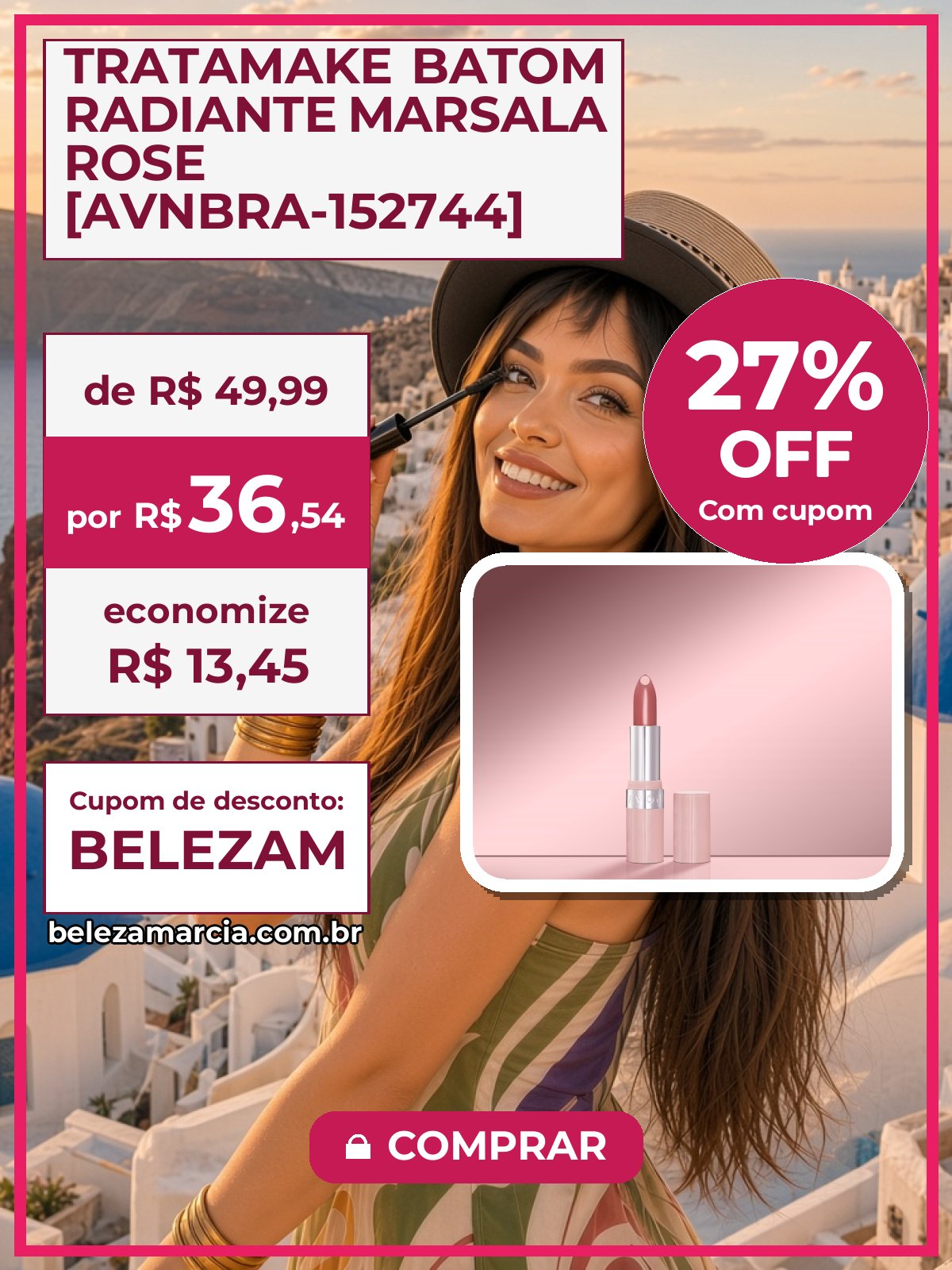 TRATAMAKE BATOM RADIANTE MARSALA ROSE [AVNBRA-152744]