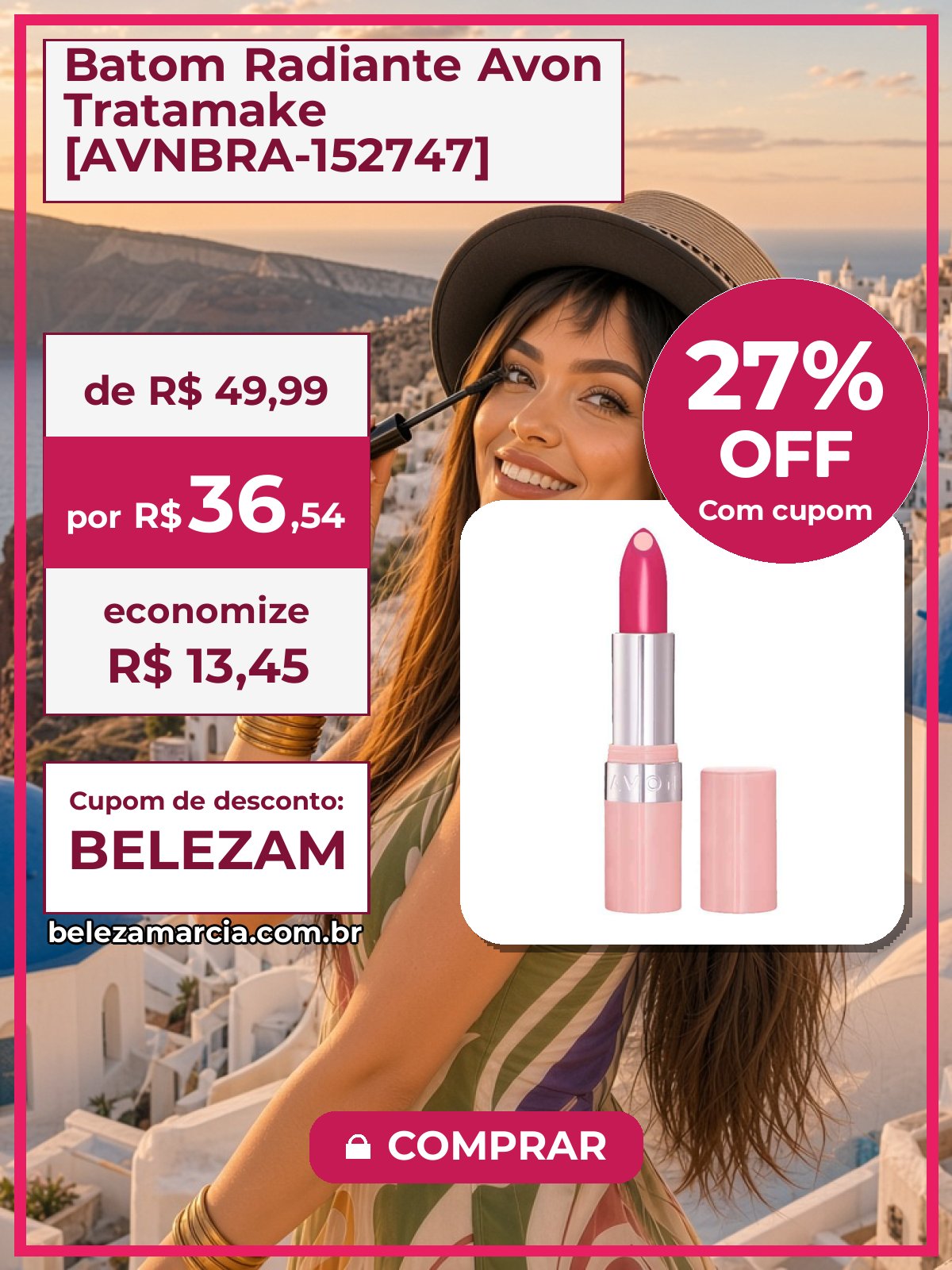 Batom Radiante Avon Tratamake [AVNBRA-152747]