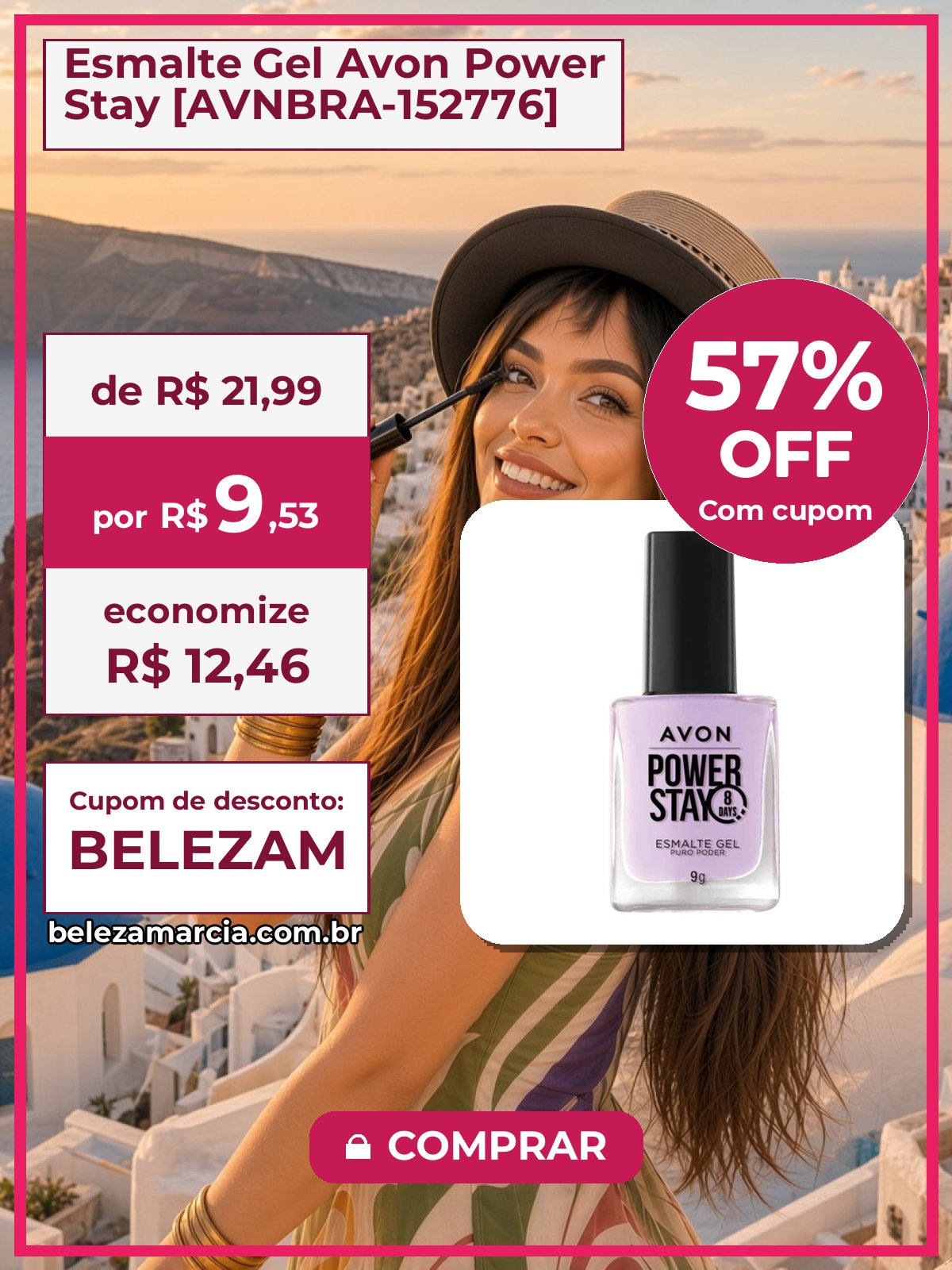 Esmalte Gel Avon Power Stay [AVNBRA-152776]