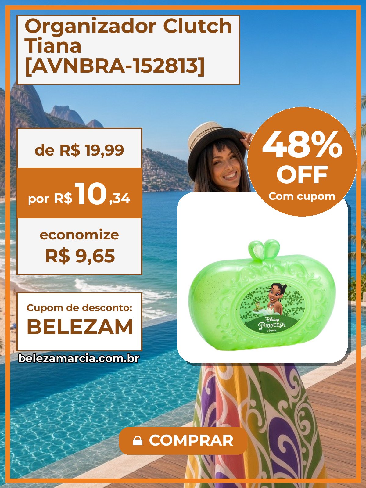 Organizador Clutch Tiana [AVNBRA-152813]