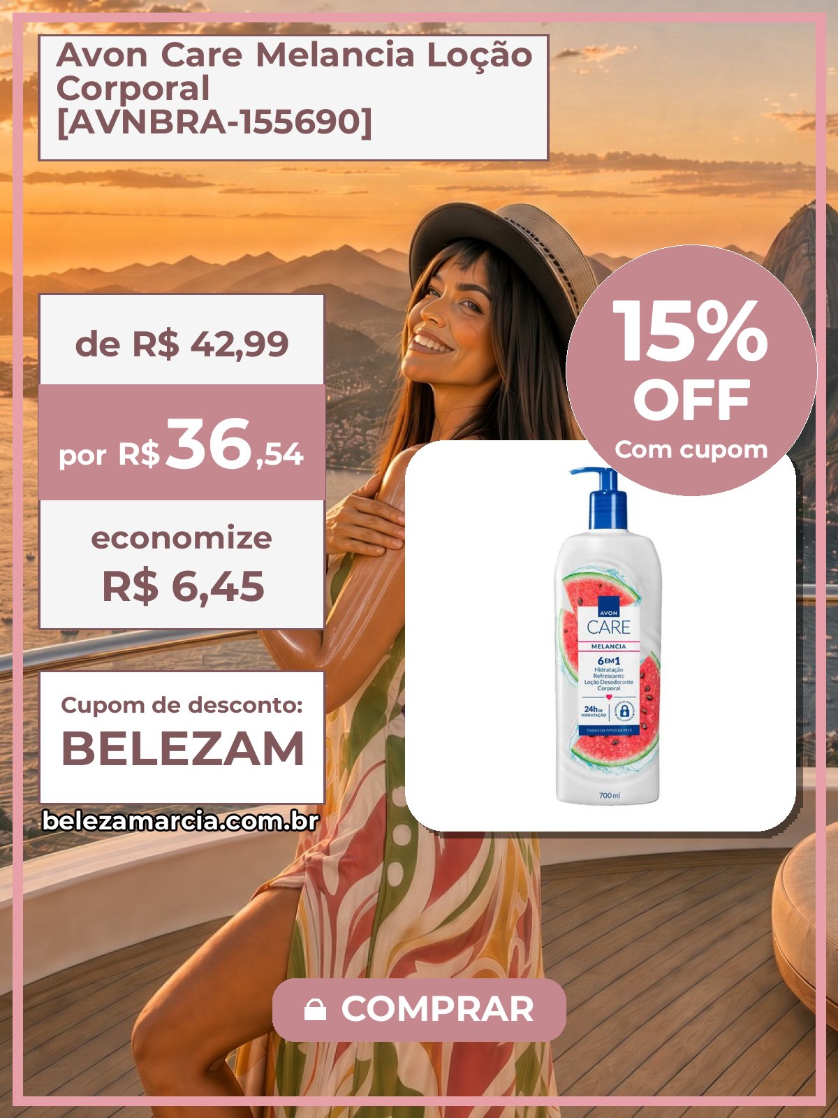 Avon Care Melancia Loção Corporal [AVNBRA-155690]