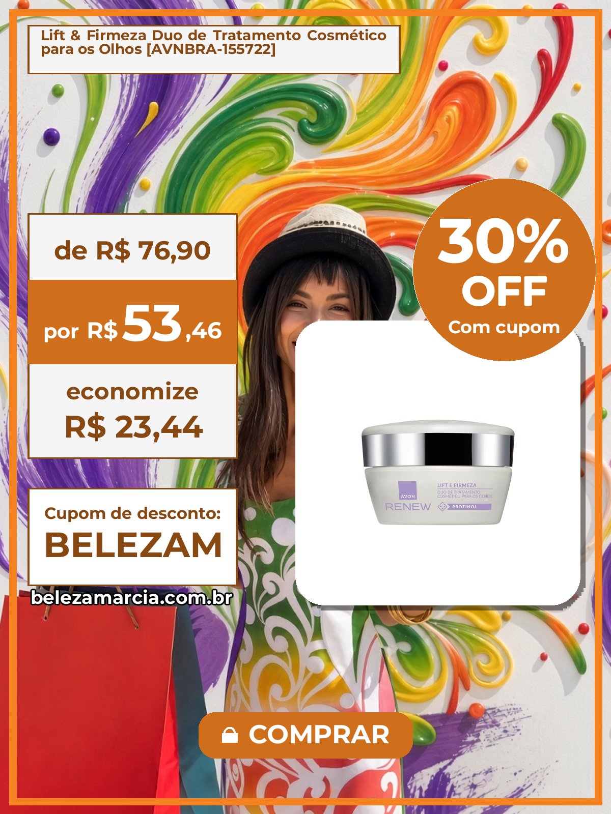 Lift & Firmeza Duo de Tratamento Cosmético para os Olhos [AVNBRA-155722]