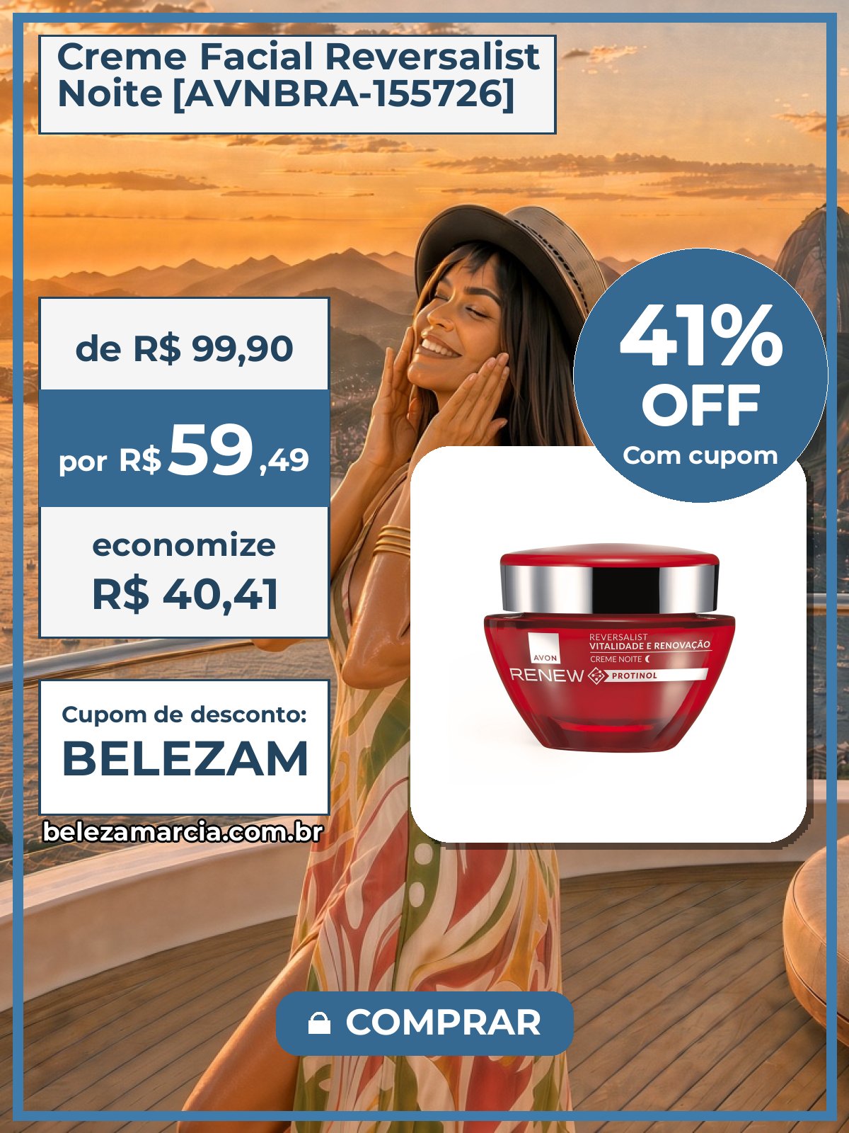 Creme Facial Reversalist Noite [AVNBRA-155726]