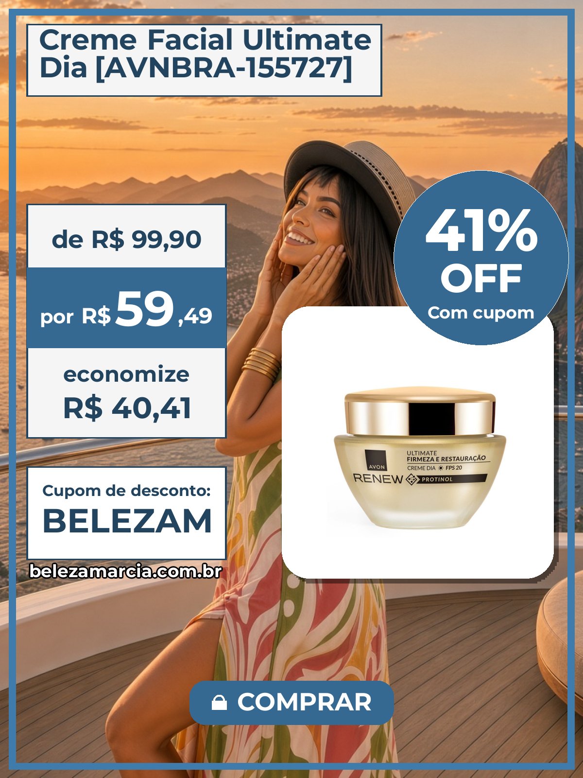 Creme Facial Ultimate Dia [AVNBRA-155727]