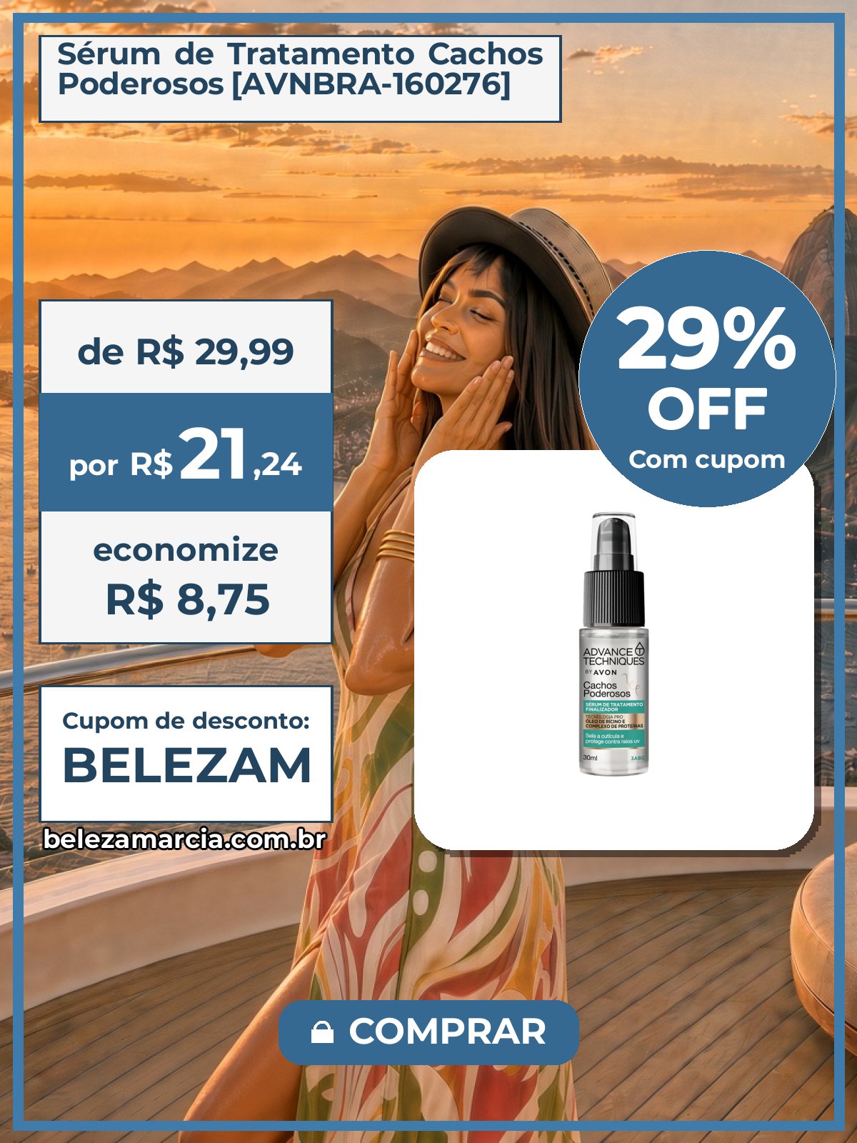 Sérum de Tratamento Cachos Poderosos [AVNBRA-160276]