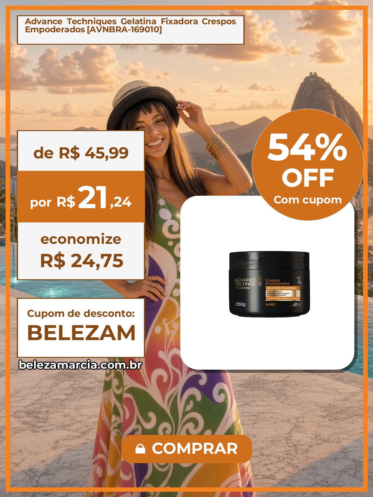 Advance Techniques Gelatina Fixadora Crespos Empoderados [AVNBRA-169010]