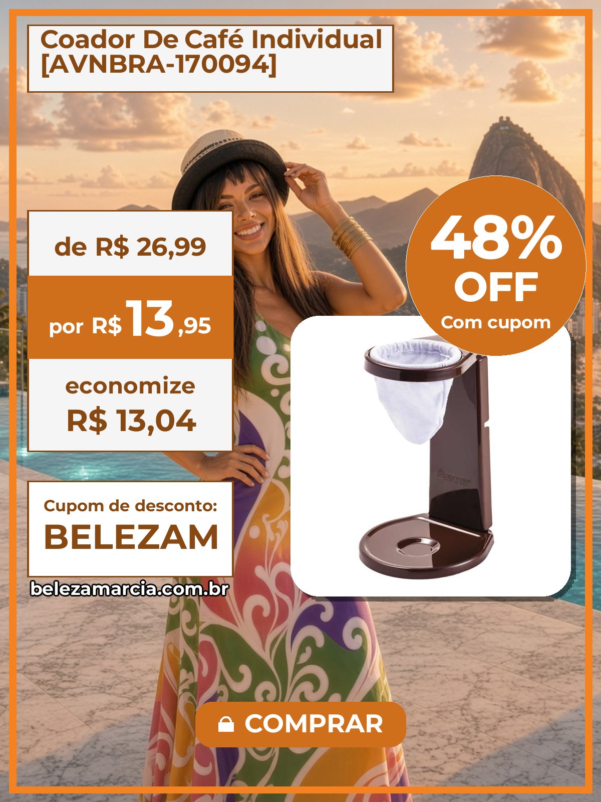 Coador De Café Individual [AVNBRA-170094]