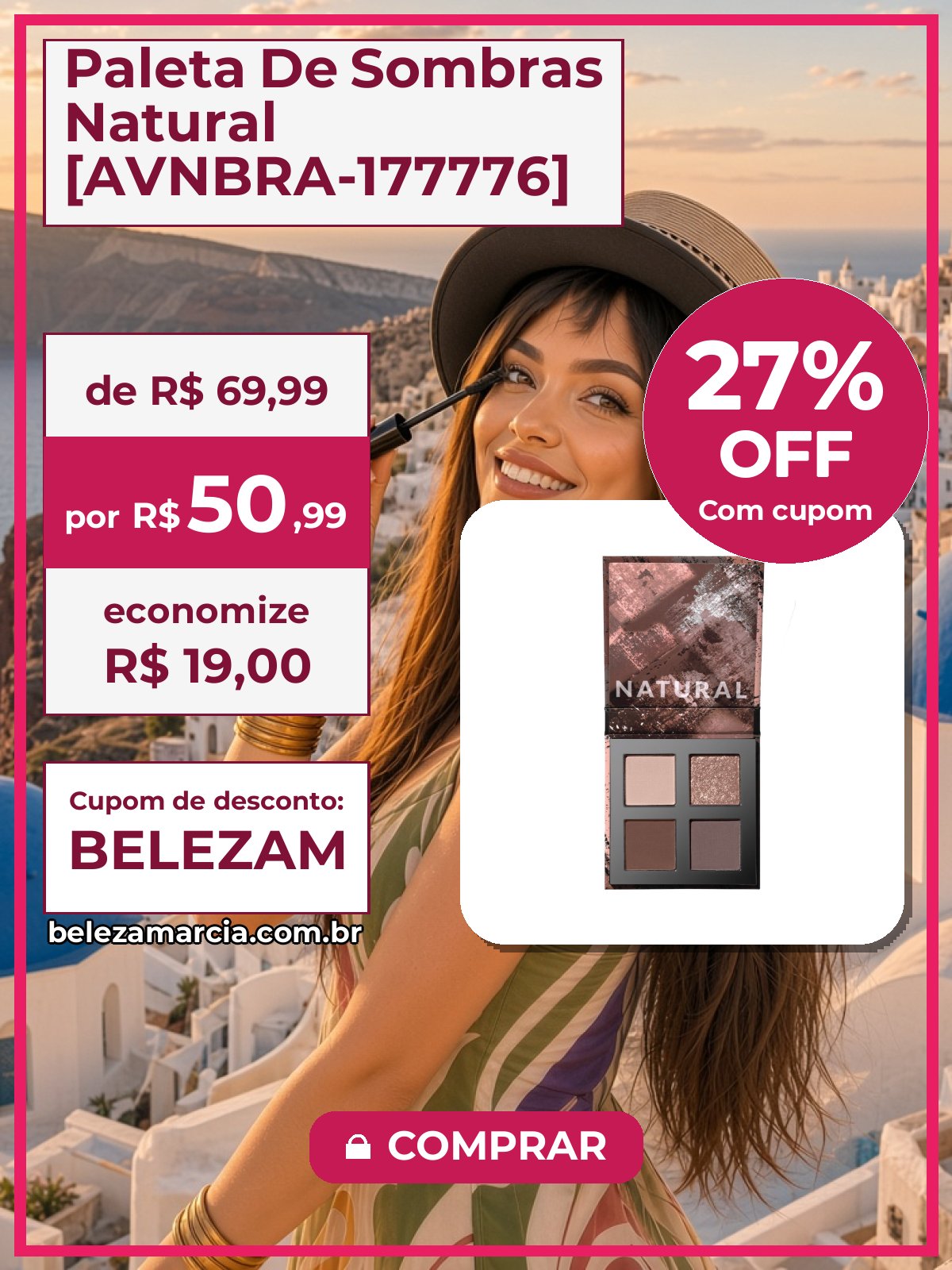 Paleta De Sombras Natural [AVNBRA-177776]