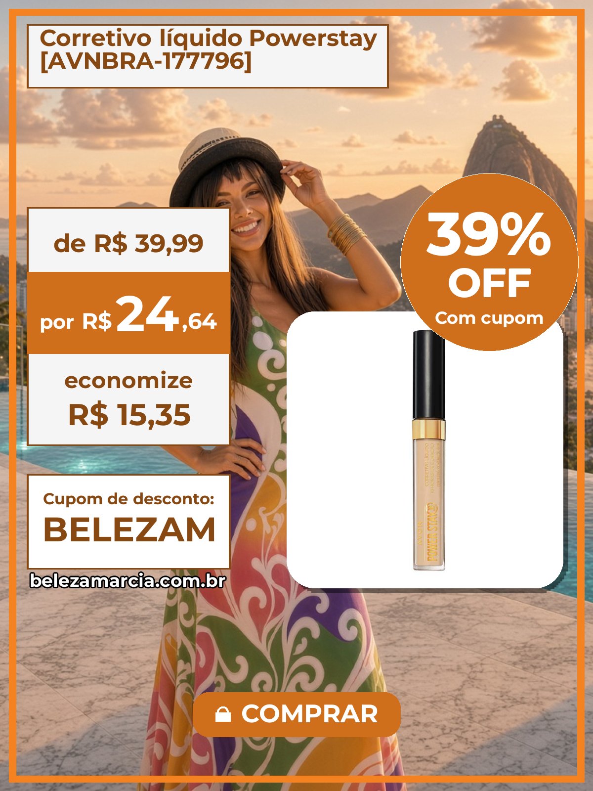Corretivo líquido Powerstay [AVNBRA-177796]