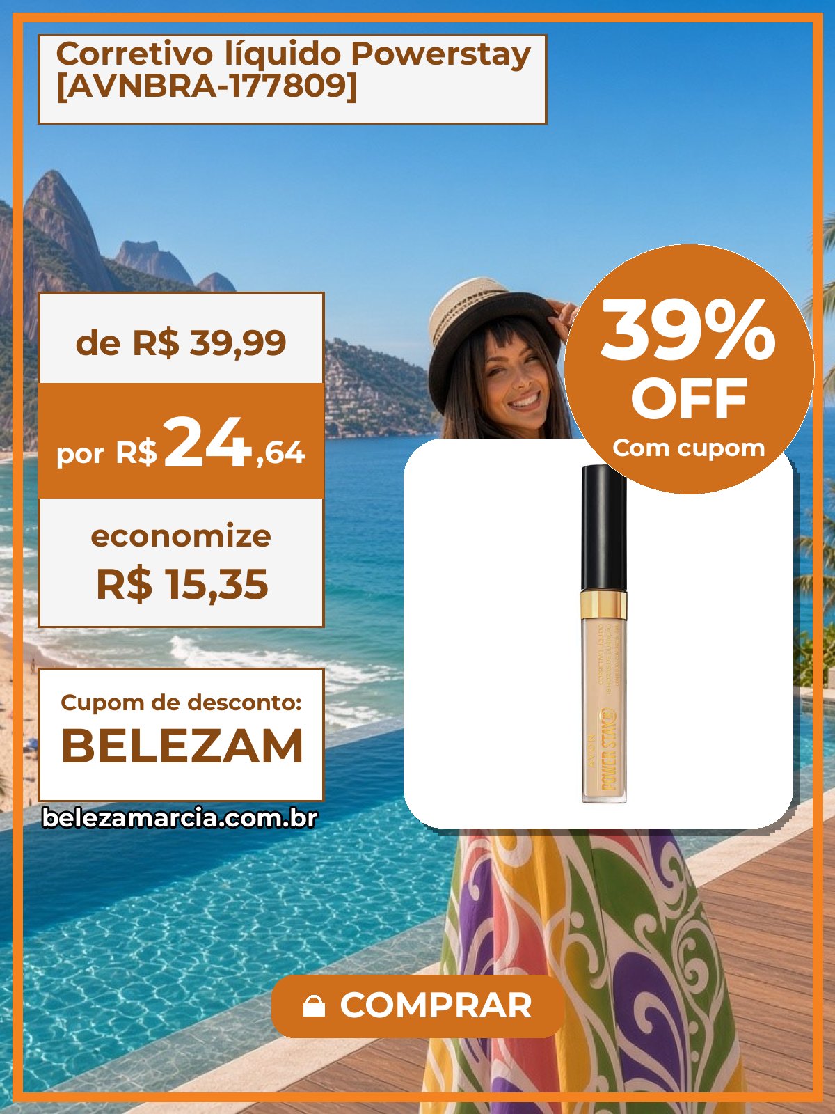 Corretivo líquido Powerstay [AVNBRA-177809]