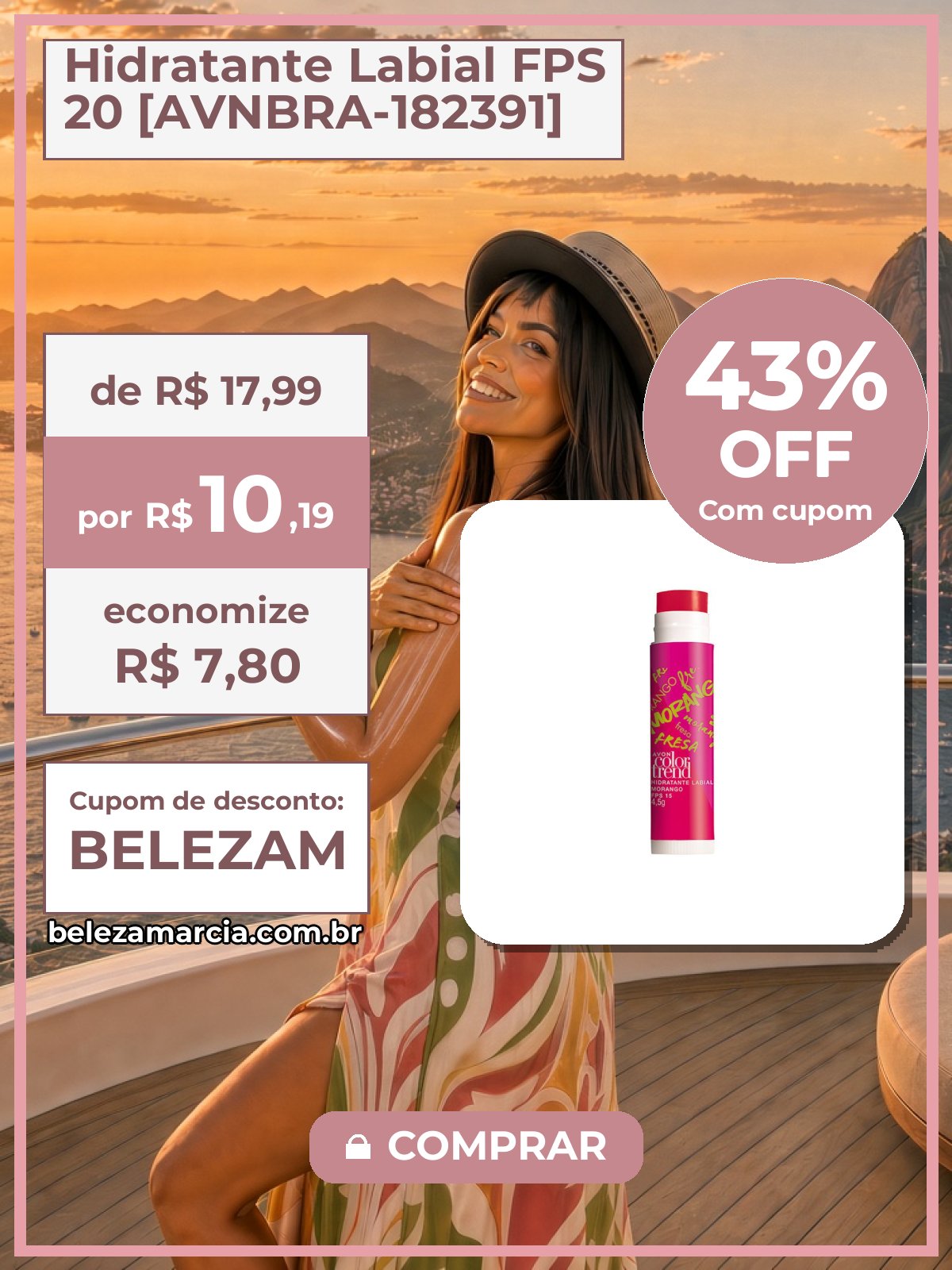 Hidratante Labial FPS 20 [AVNBRA-182391]