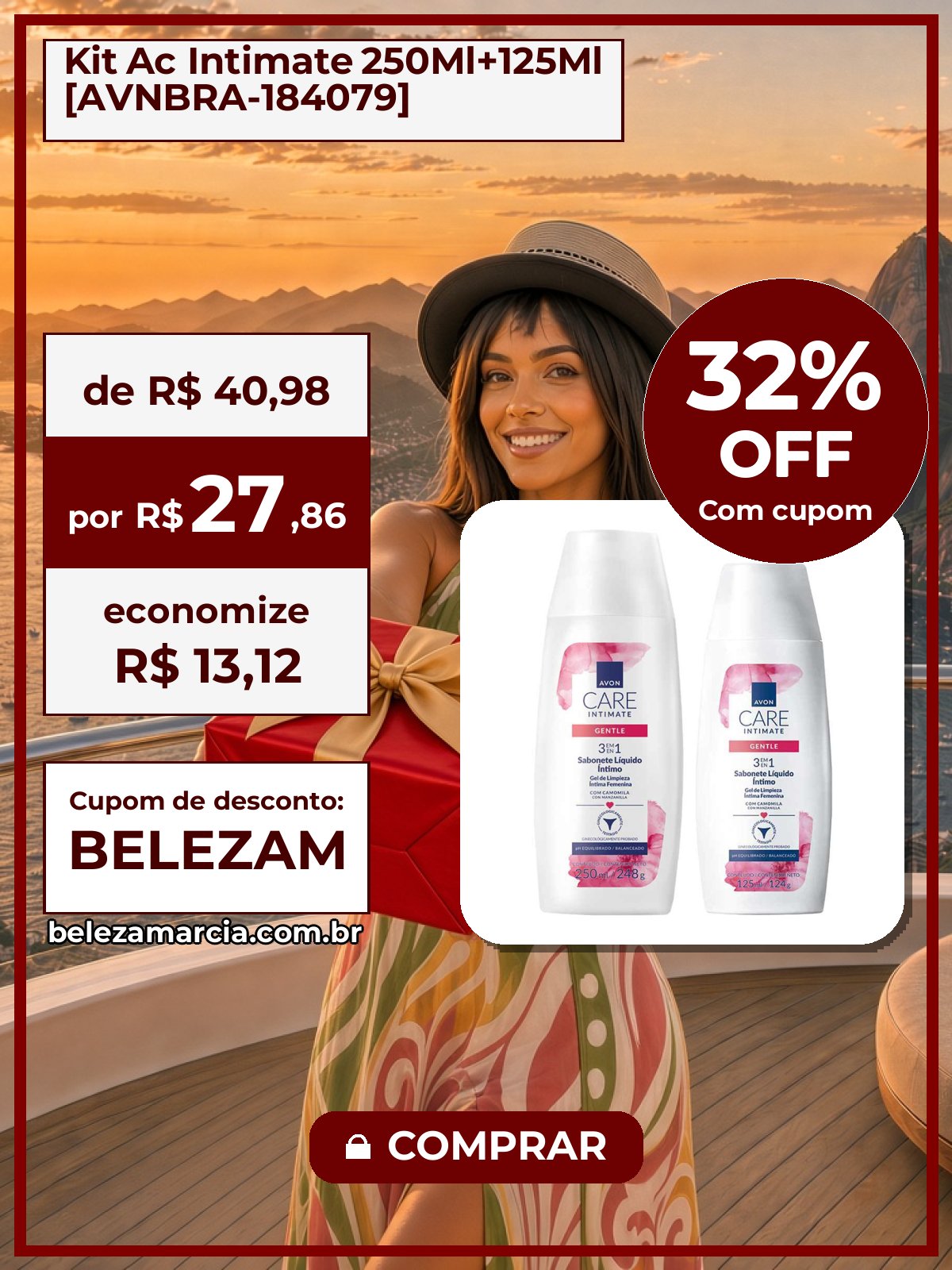 Kit Ac Intimate 250Ml+125Ml [AVNBRA-184079]