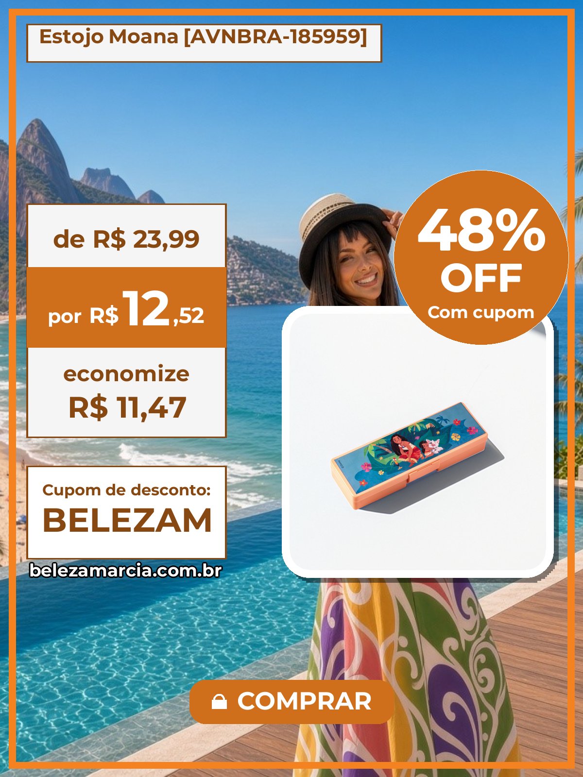 Estojo Moana [AVNBRA-185959]