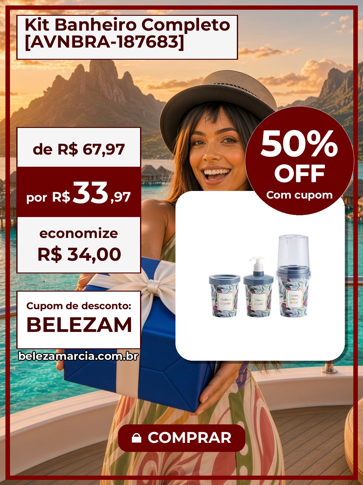 Kit Banheiro Completo [AVNBRA-187683]