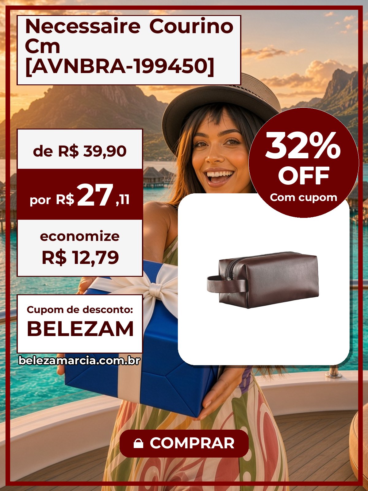 Necessaire Courino Cm [AVNBRA-199450]