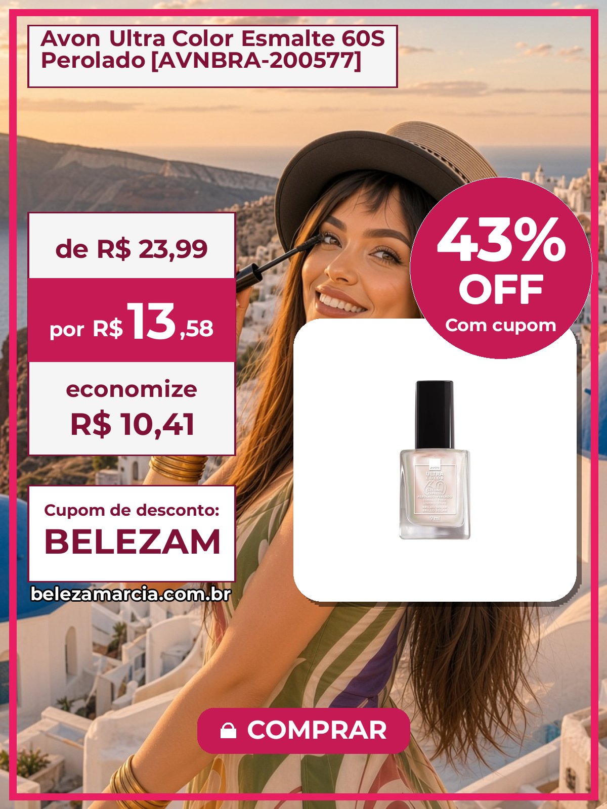 Avon Ultra Color Esmalte 60S Perolado [AVNBRA-200577]