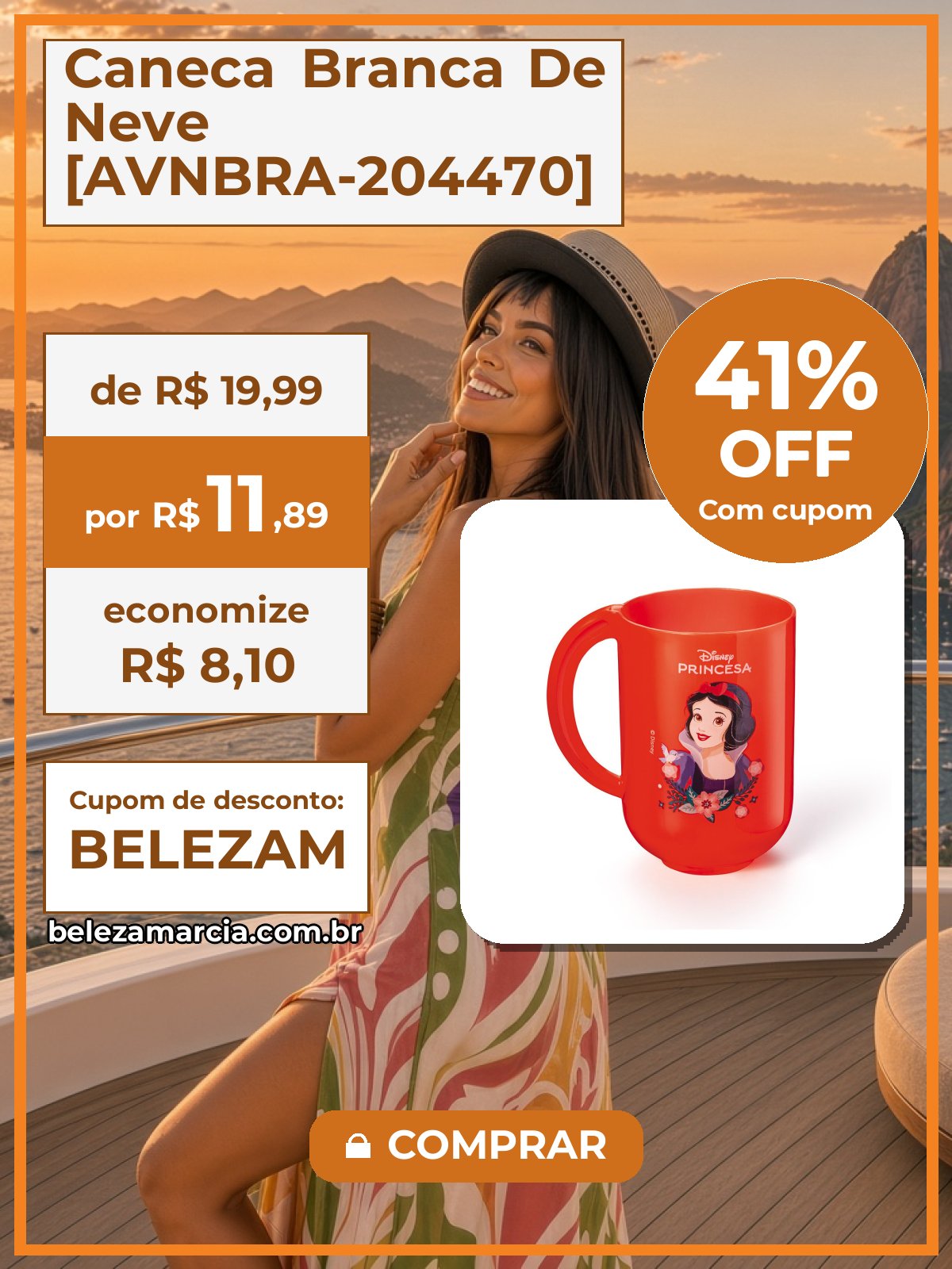 Caneca Branca De Neve [AVNBRA-204470]