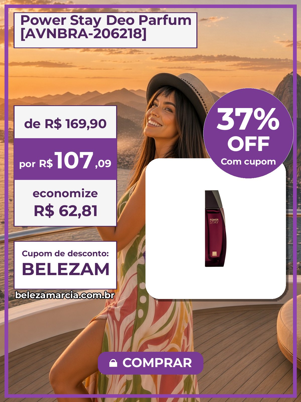 Power Stay Deo Parfum [AVNBRA-206218]