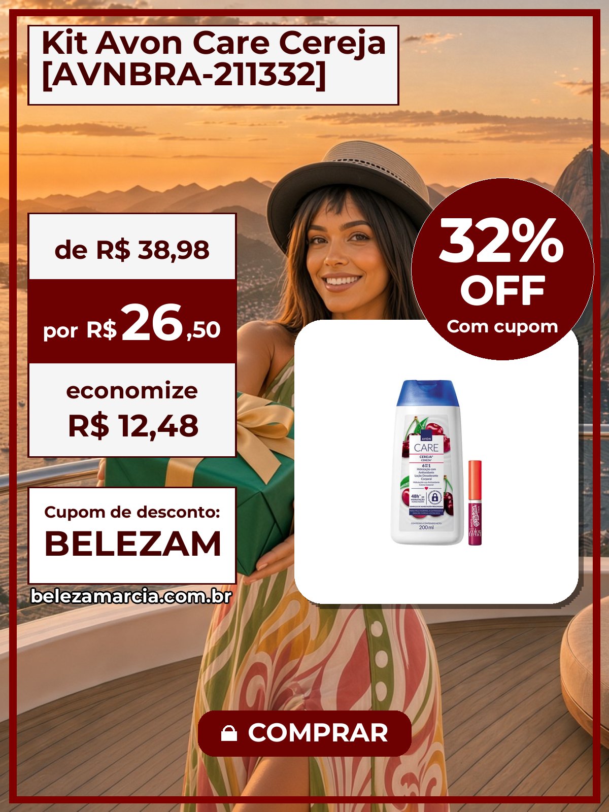 Kit Avon Care Cereja [AVNBRA-211332]