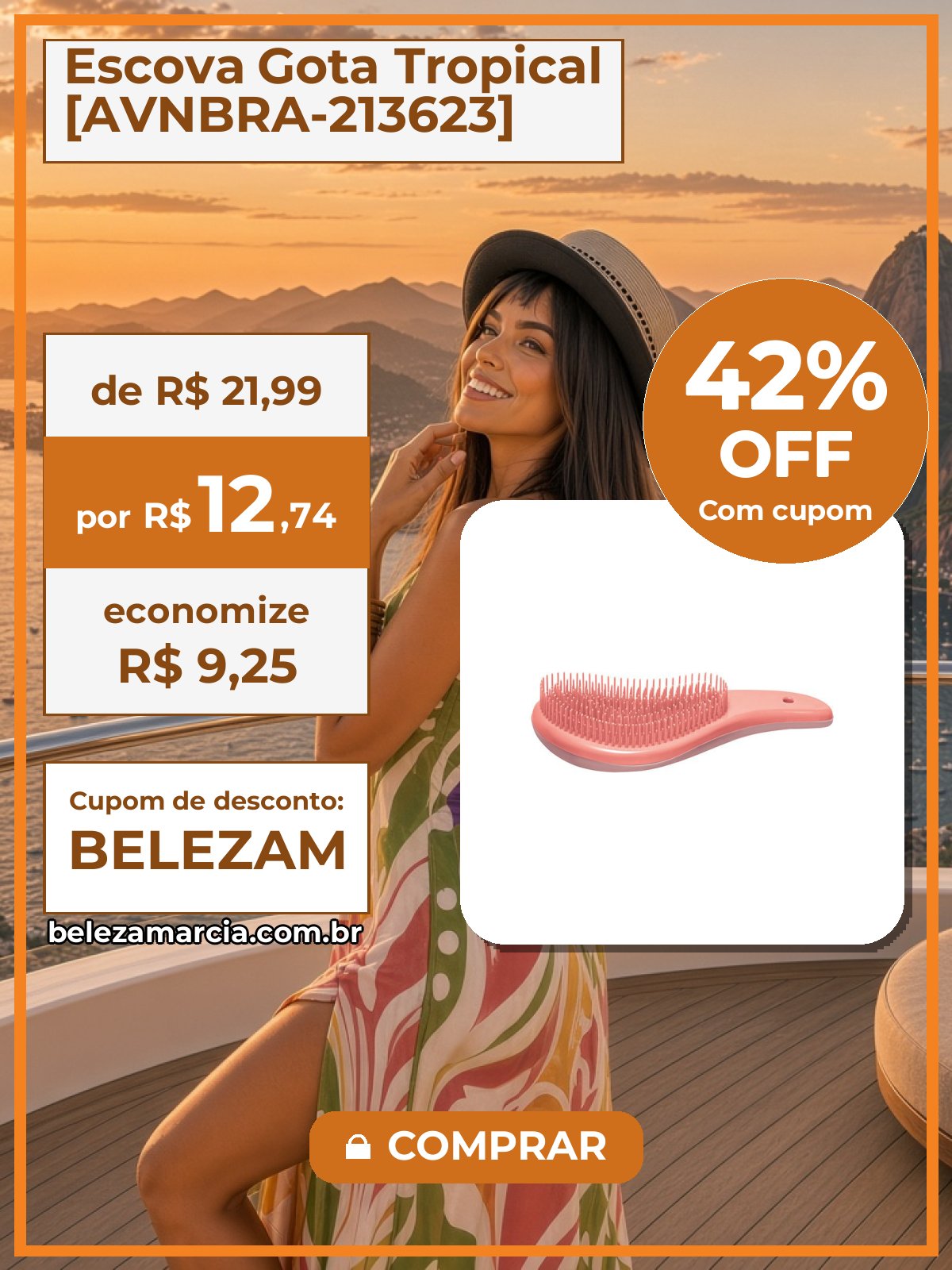 Escova Gota Tropical [AVNBRA-213623]