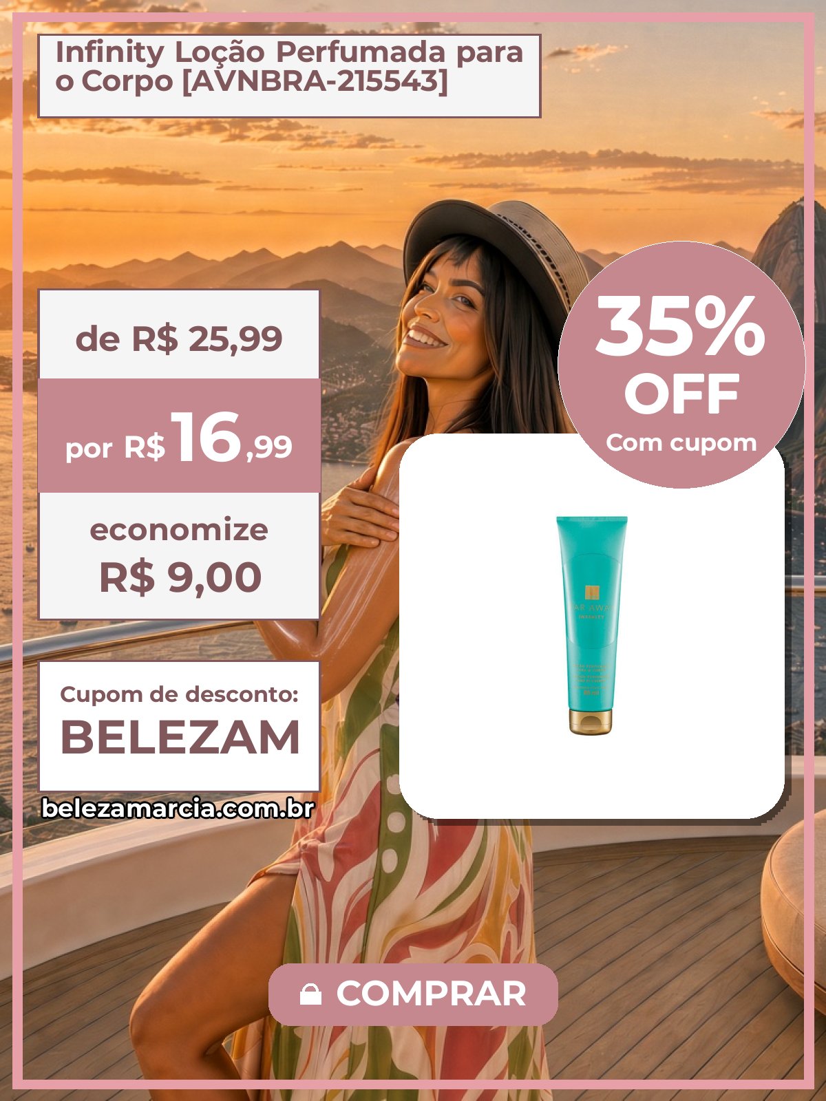 Infinity Loção Perfumada para o Corpo [AVNBRA-215543]