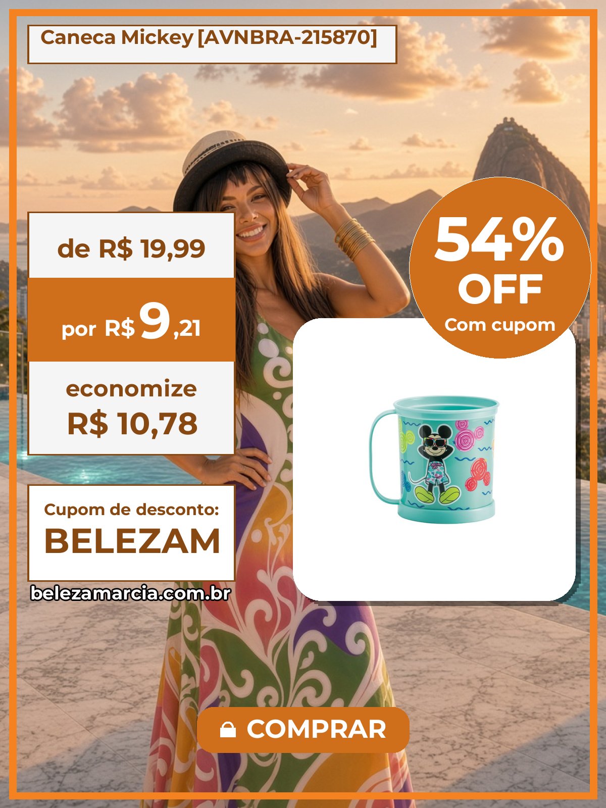 Caneca Mickey [AVNBRA-215870]