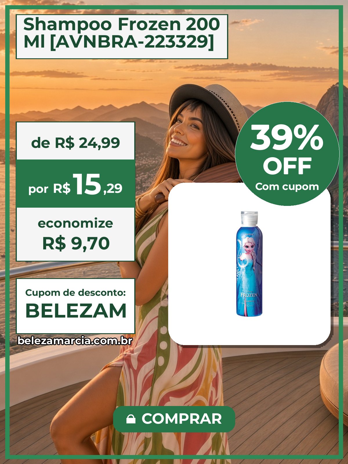 Shampoo Frozen 200 Ml [AVNBRA-223329]