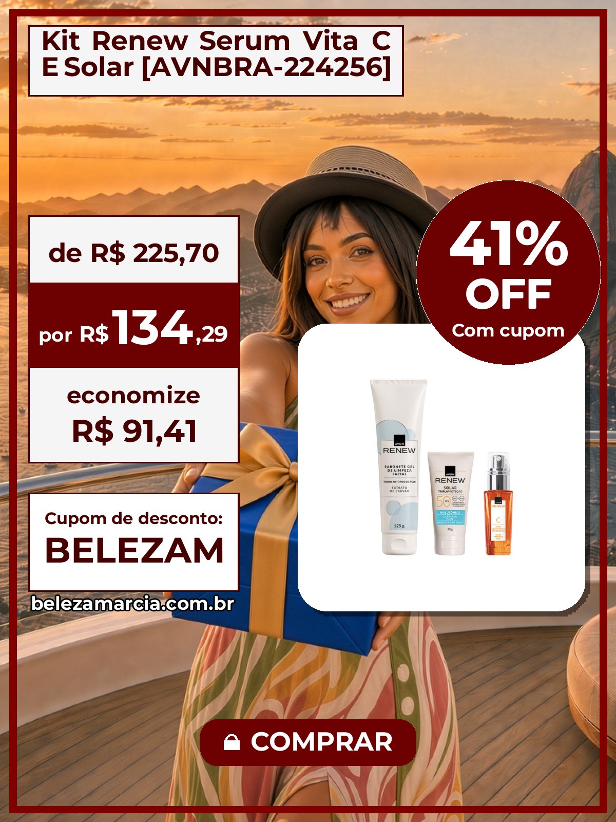 Kit Renew Serum Vita C E Solar [AVNBRA-224256]