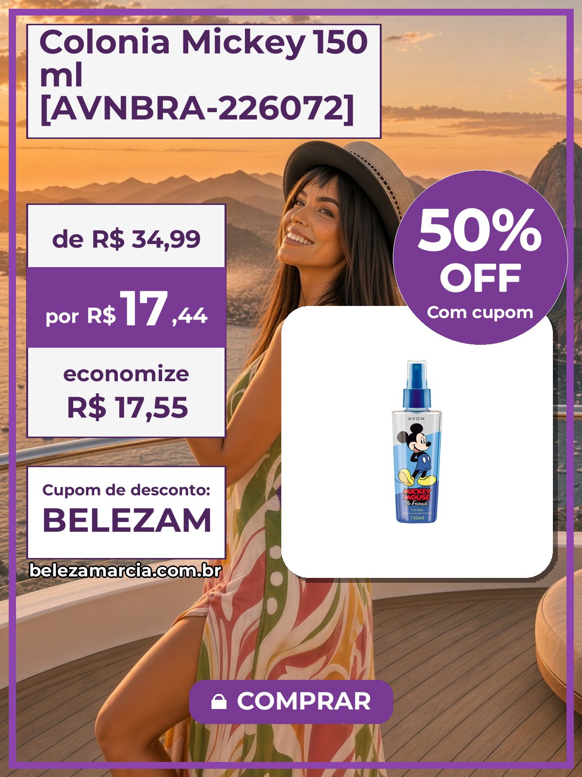 Colonia Mickey 150 ml [AVNBRA-226072]