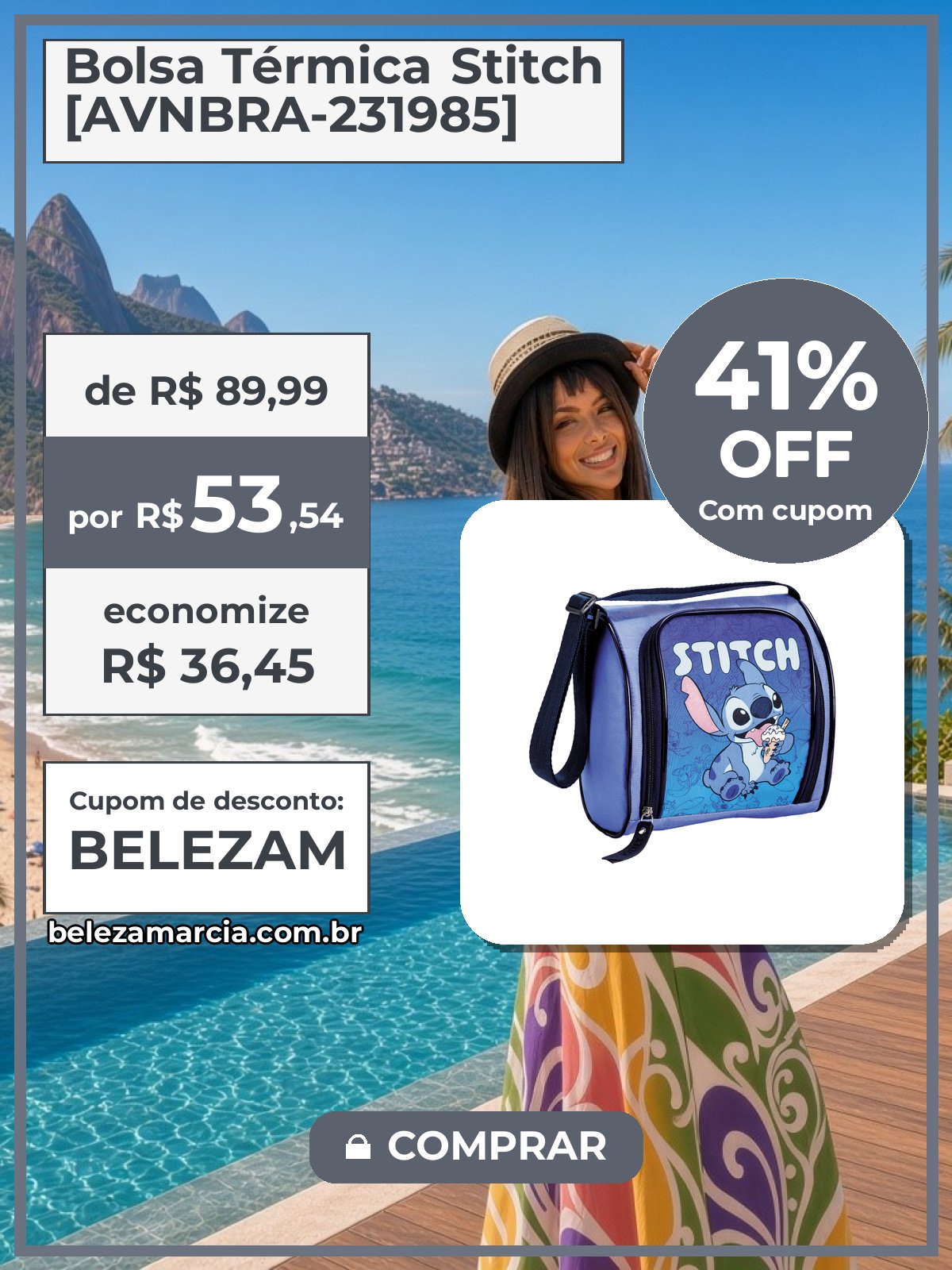 Bolsa Térmica Stitch [AVNBRA-231985]